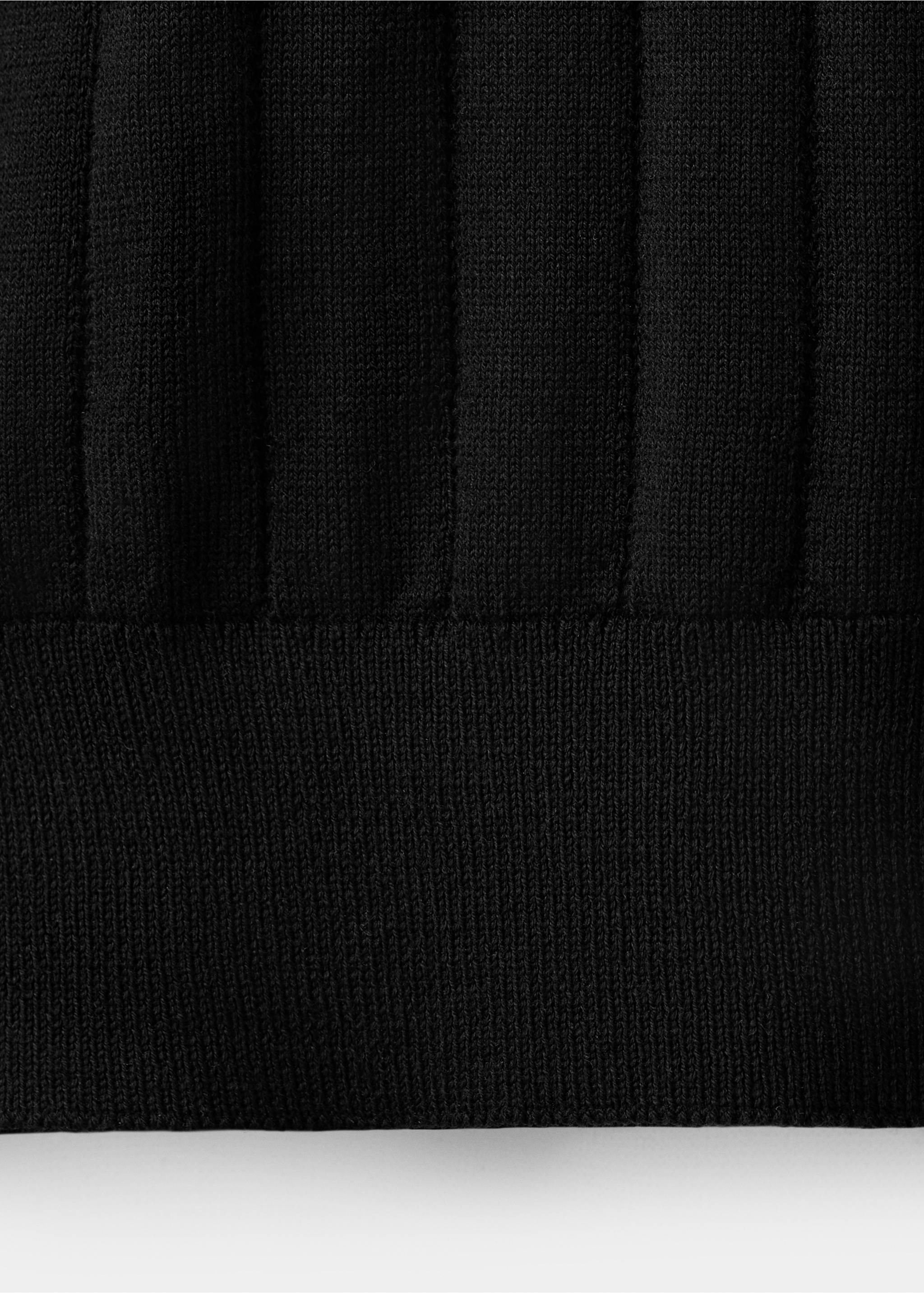 Polo maille fine fermeture Éclair - Détail de l'article 0, Noir. Ref: 27027916-00.