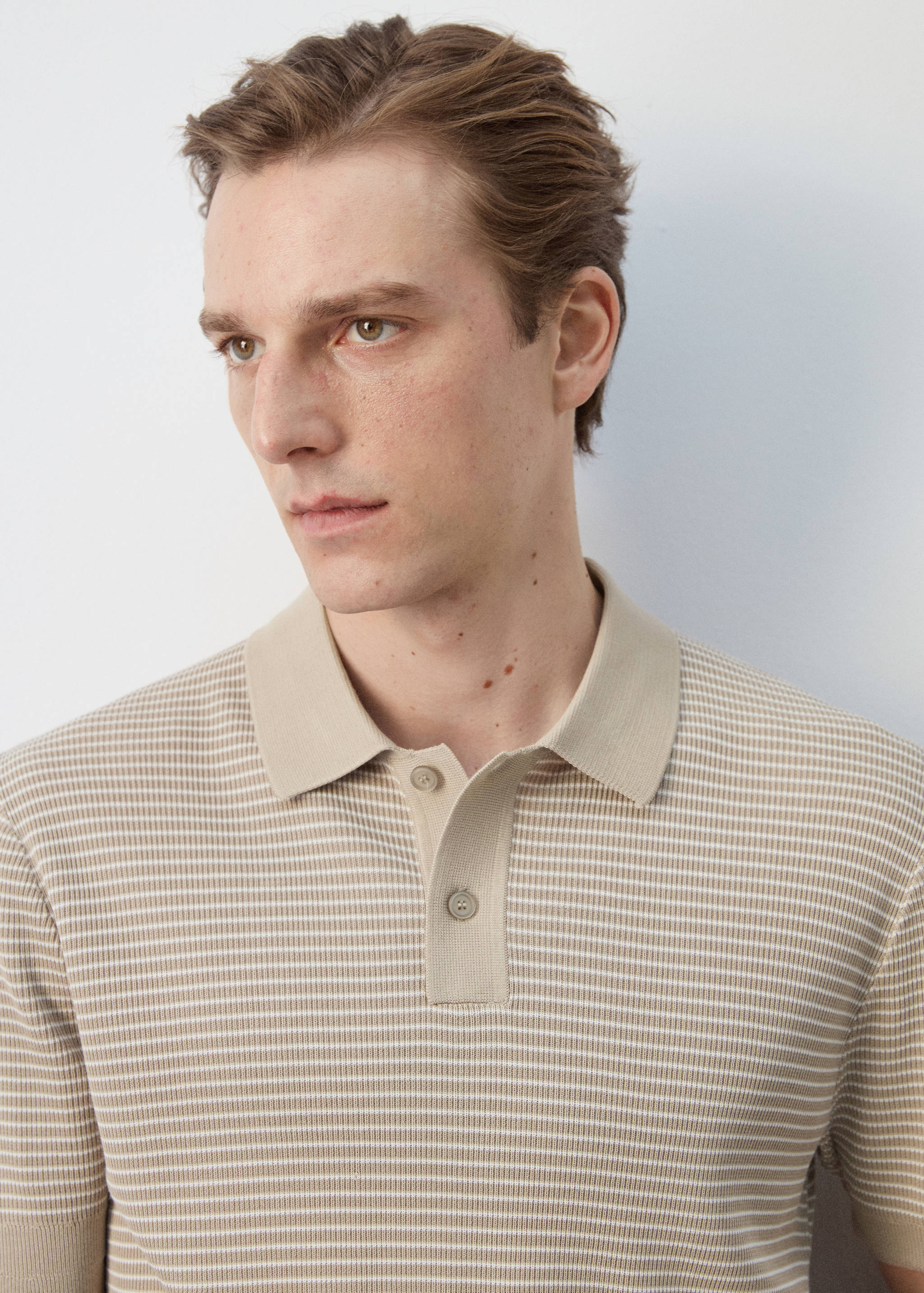 Polo algodón punto rayas - Detalle del artículo 1