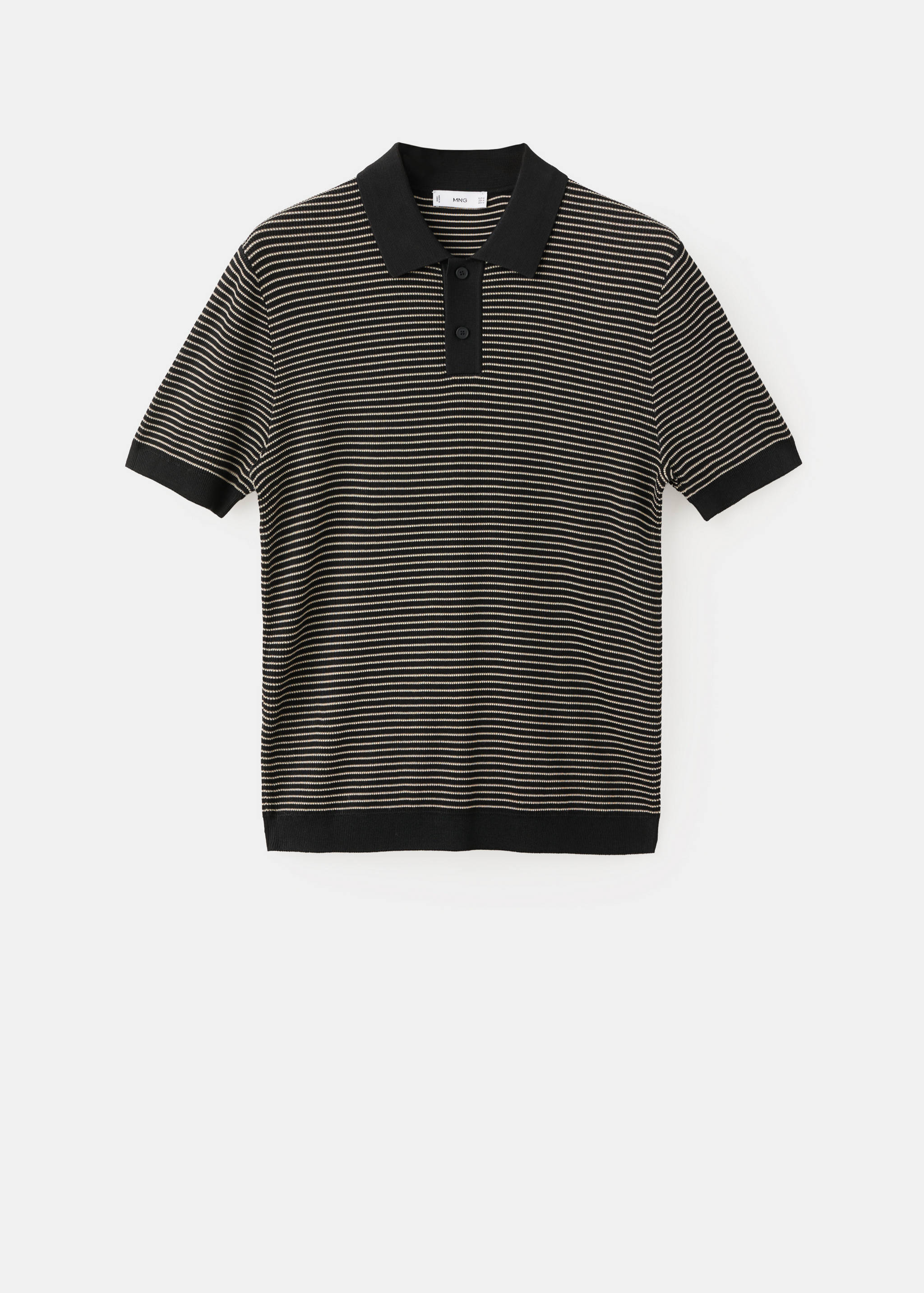 Polo algodón punto rayas - Artículo sin modelo