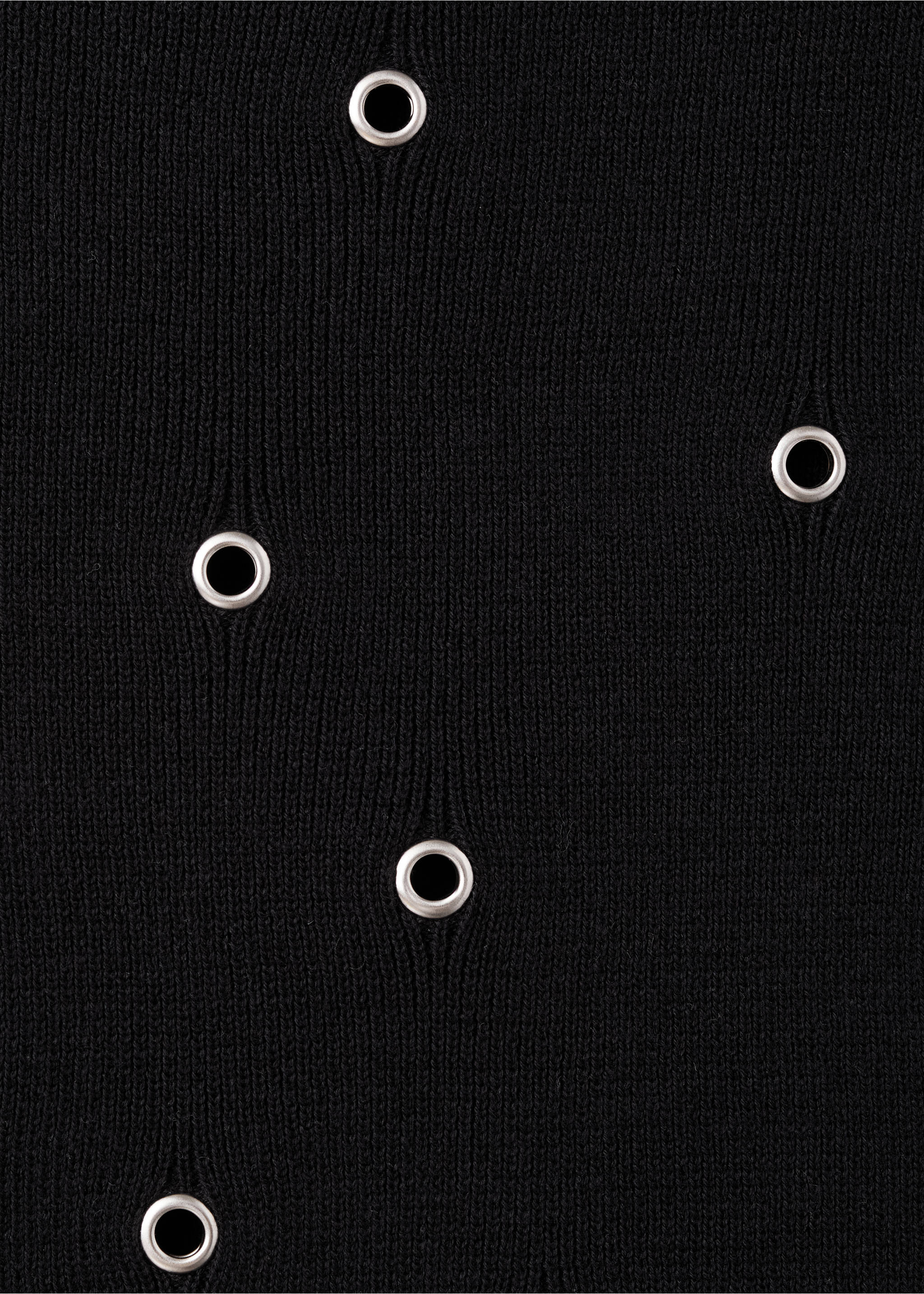 Top asimétrico eyelets - Detalle del artículo 8, Negro. Ref: 27027921-00.