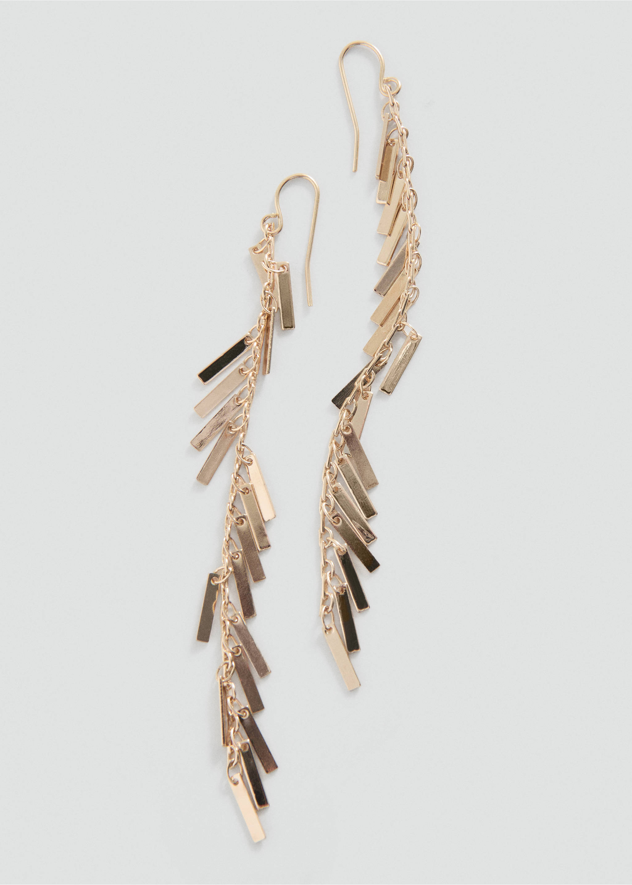 Long star earrings - Medium plane, Gold. Ref: 27027924-00.