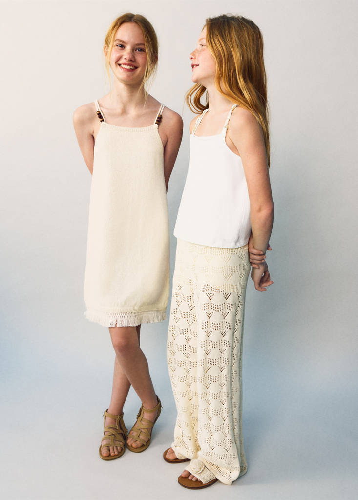Shell detail vest top — Off White