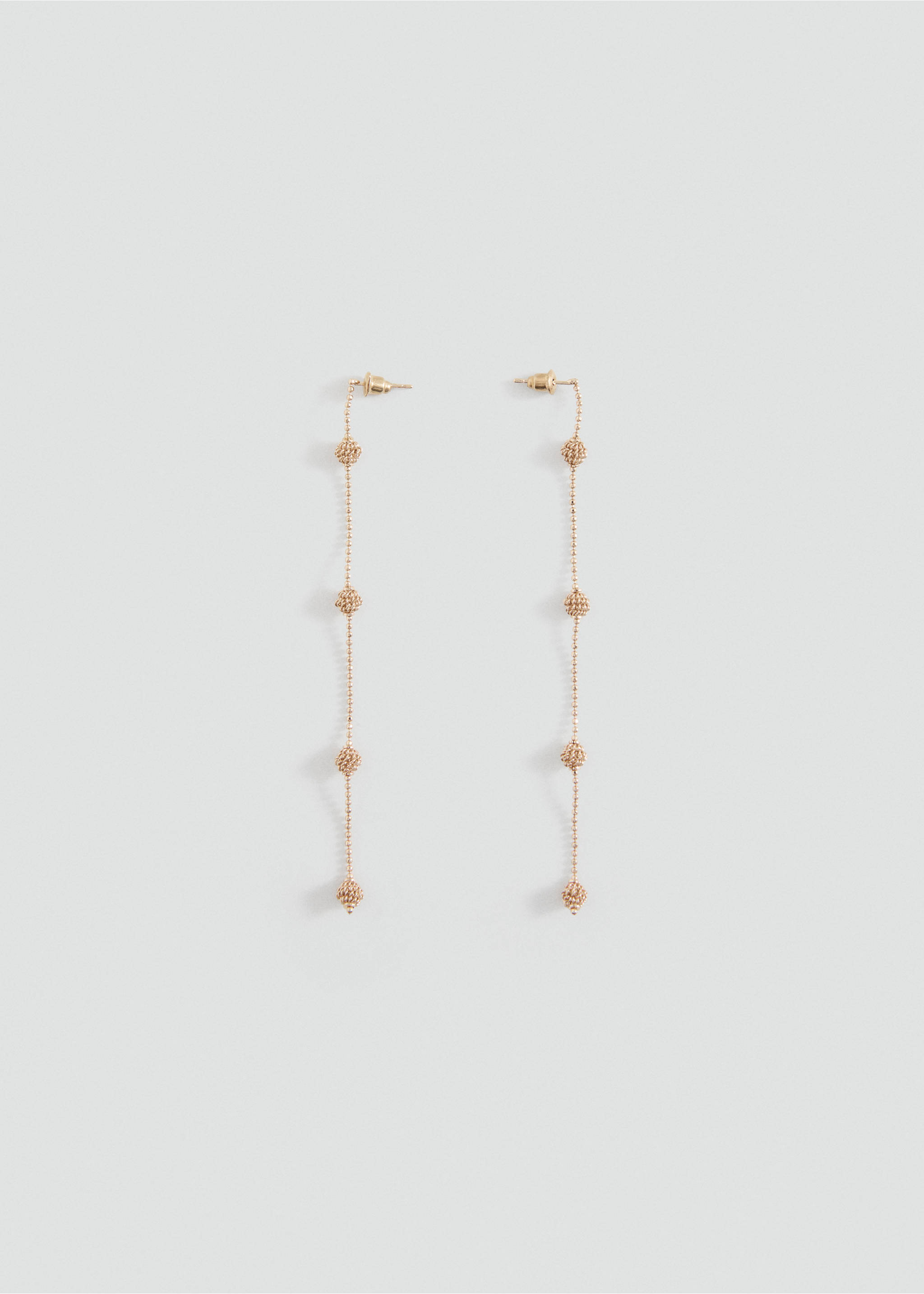 Long star earrings - Article without model, Gold. Ref: 27027932-00.
