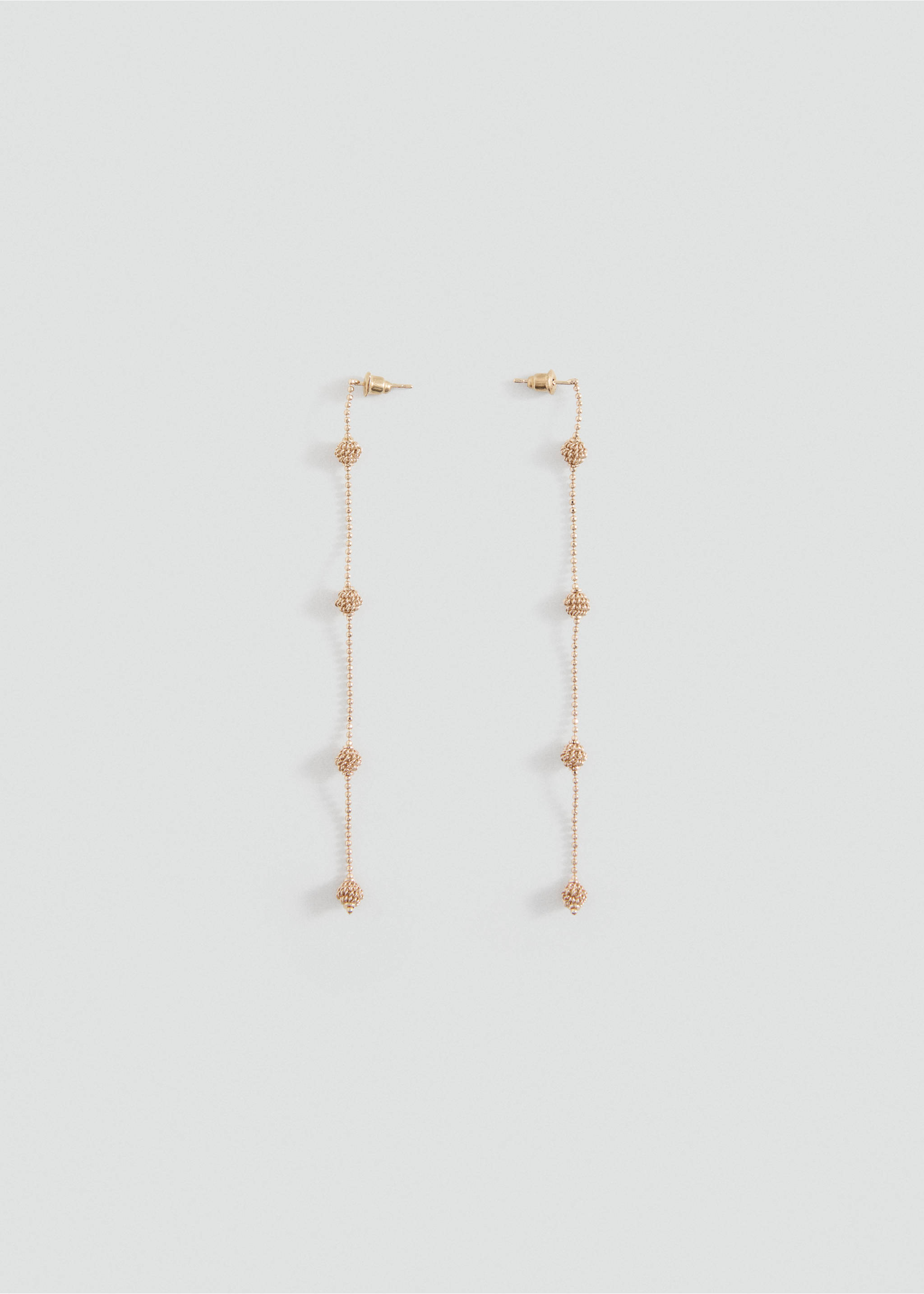 Long star earrings - Article without model, Gold. Ref: 27027932-00.