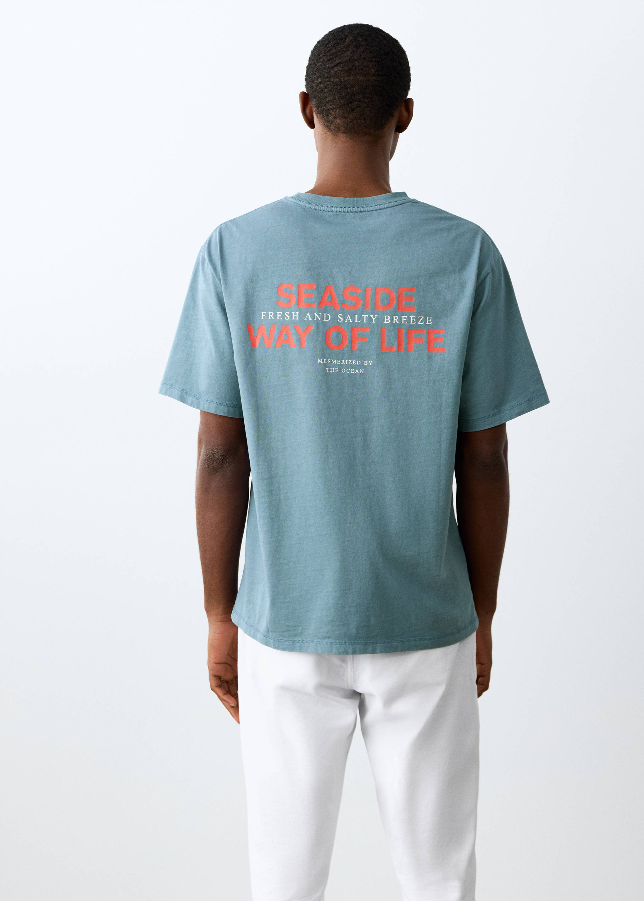 T-shirt imprimé manches courtes - Verso de l’article