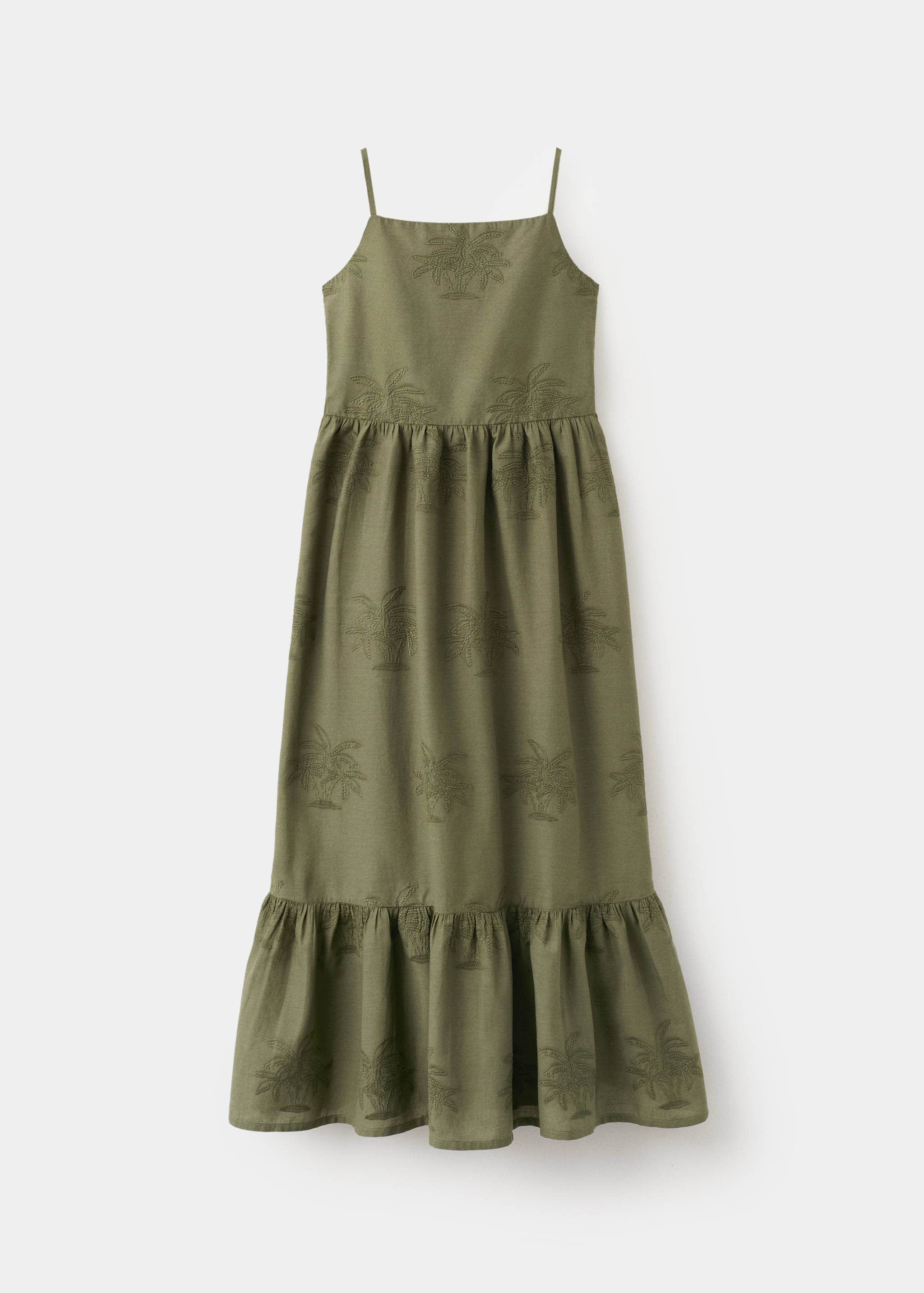 Vestido largo bordado palmeras - Artículo sin modelo