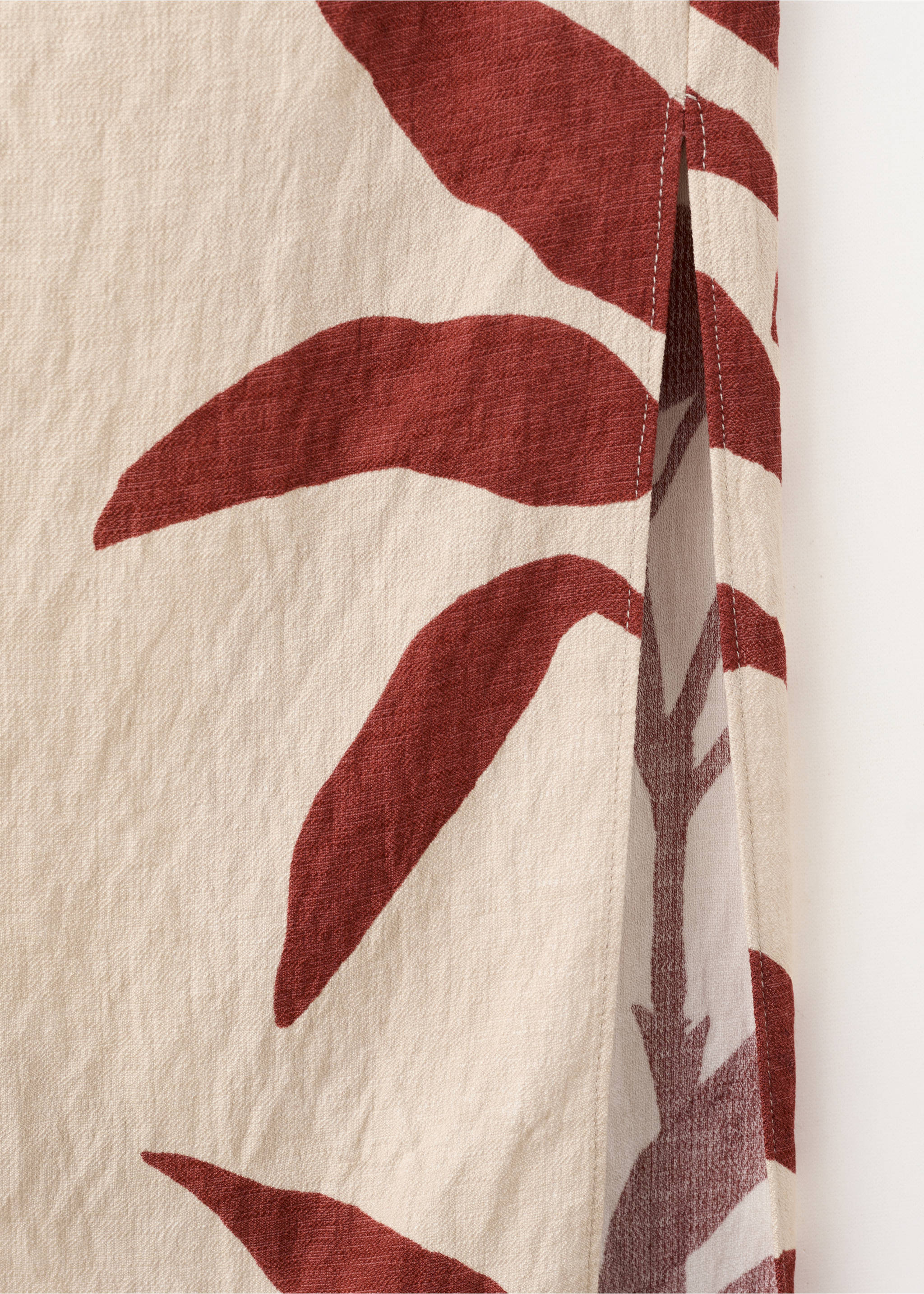 Vestido asimétrico cuerpo fruncido - Detalle del artículo 0, Beige. Ref: 27027945-00.