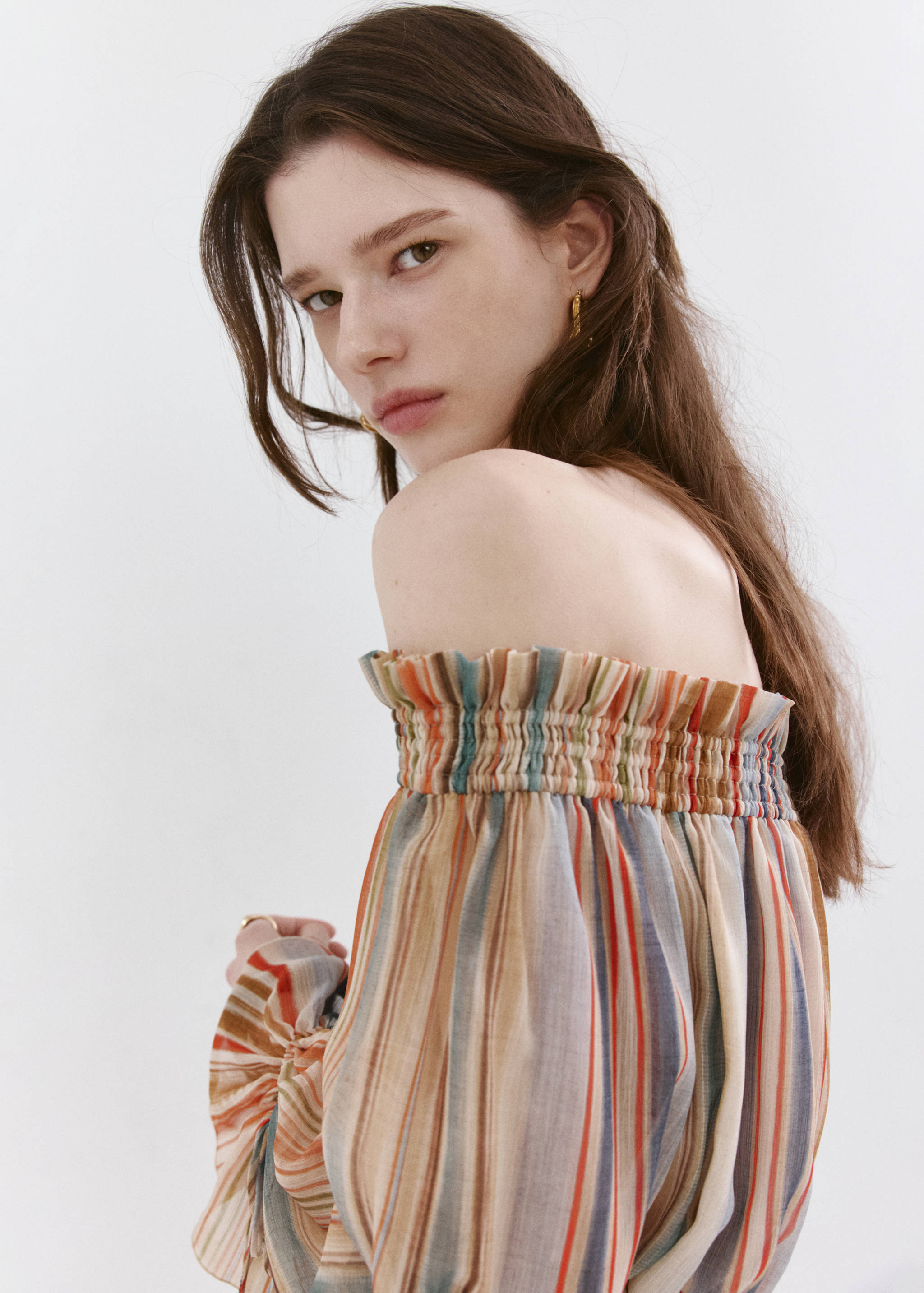 Robe rayée bustier - Détail de l'article 1