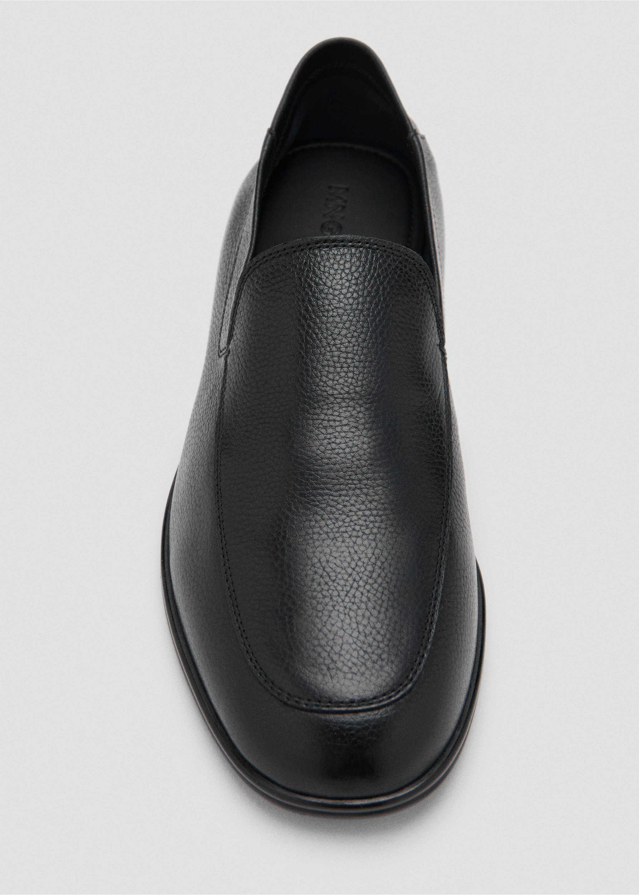 Leather loafers - Details of the article 1, Black. Ref: 27028260-00.