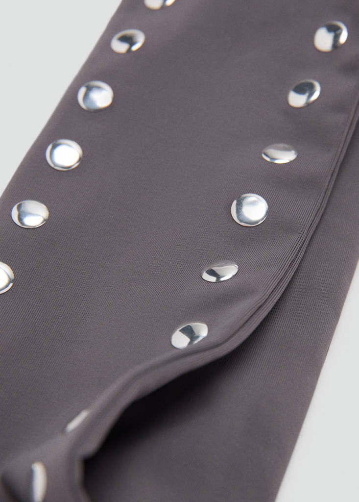 Studded headband — Grey