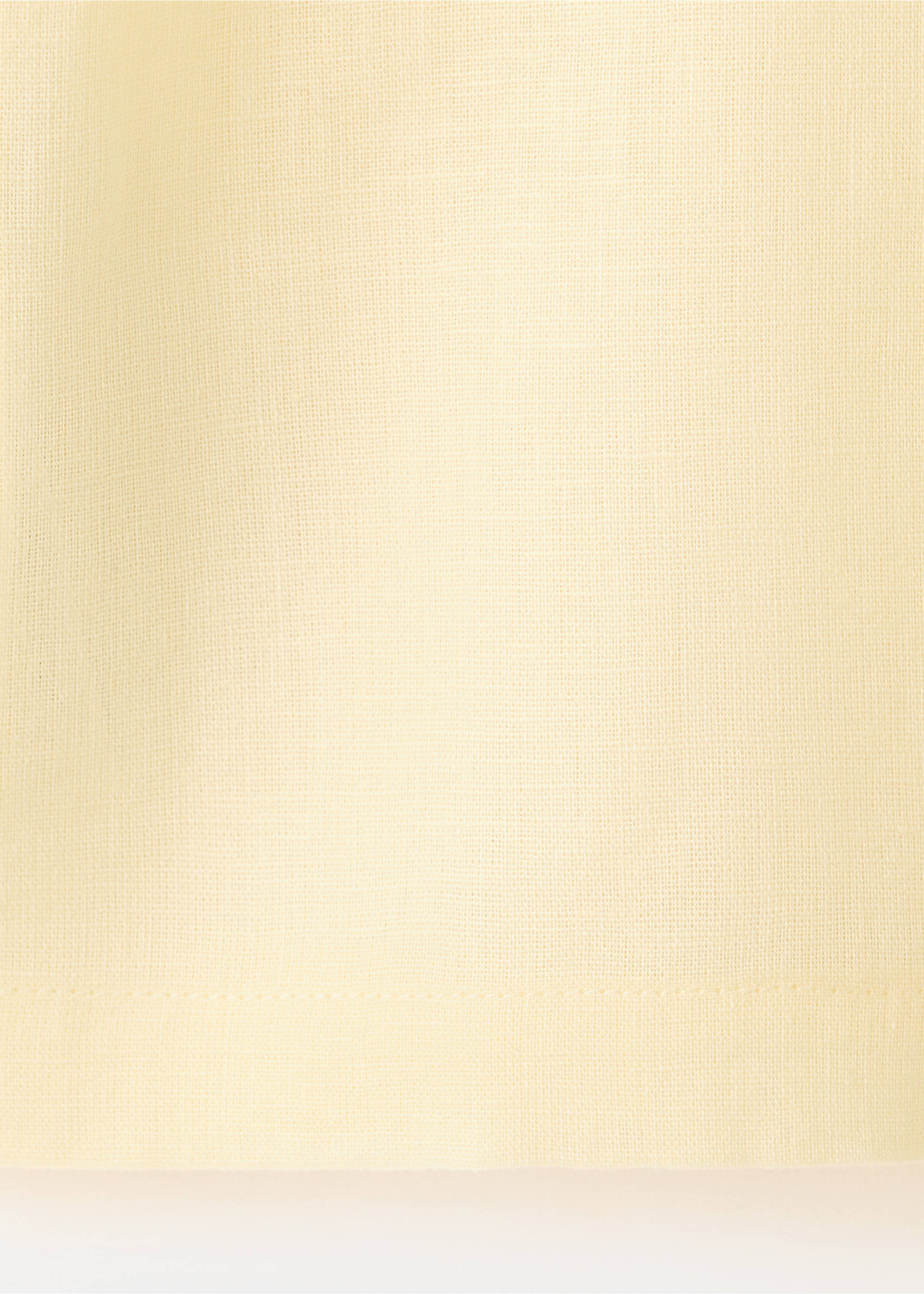 قميص من مزيج القطن والكتان - تفاصيل المنتج 0, الفانيلا. Ref: 27028264-00.