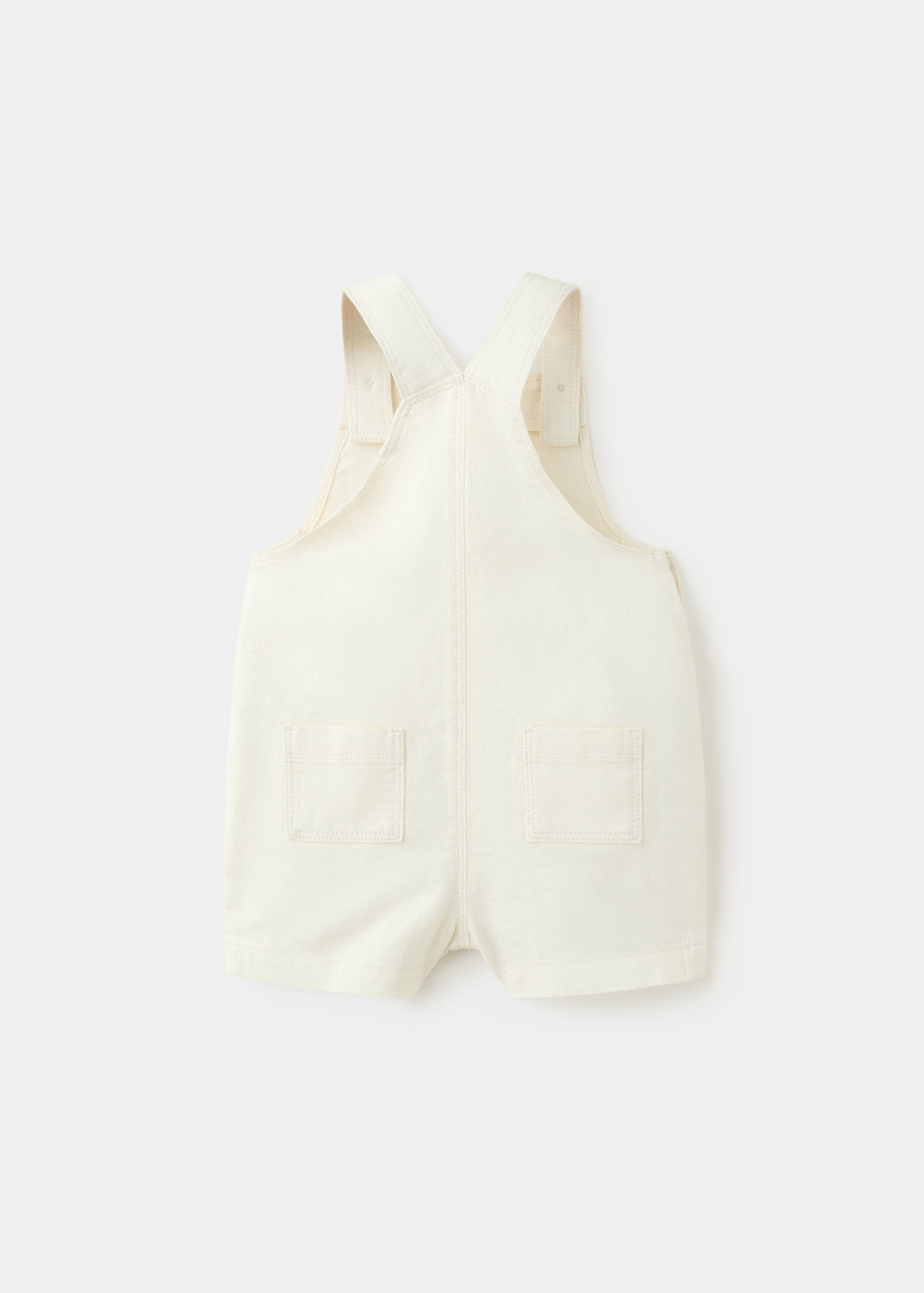 Cotton linen overalls - Reverse of the article
