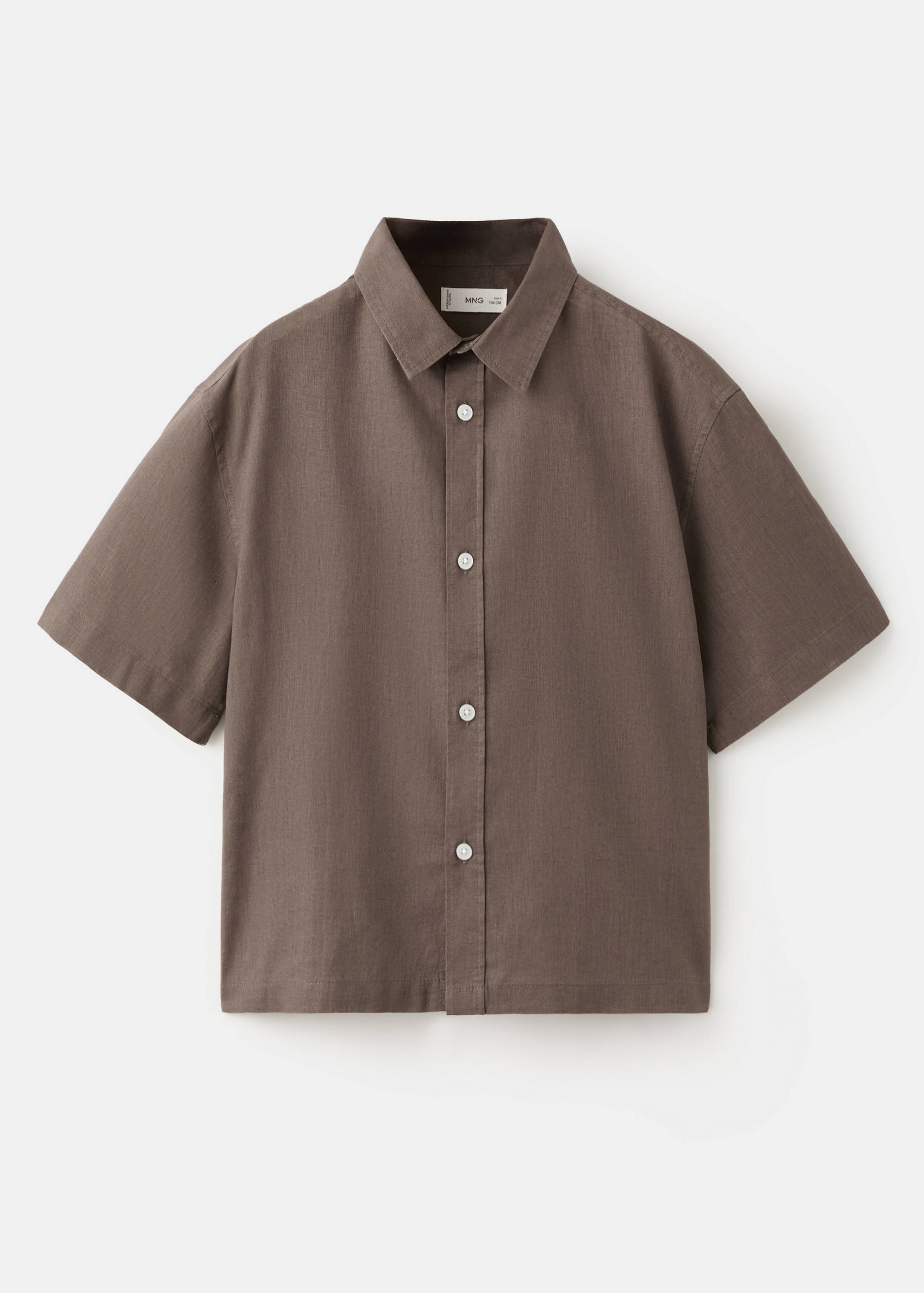 Camisa lino manga corta - Artículo sin modelo