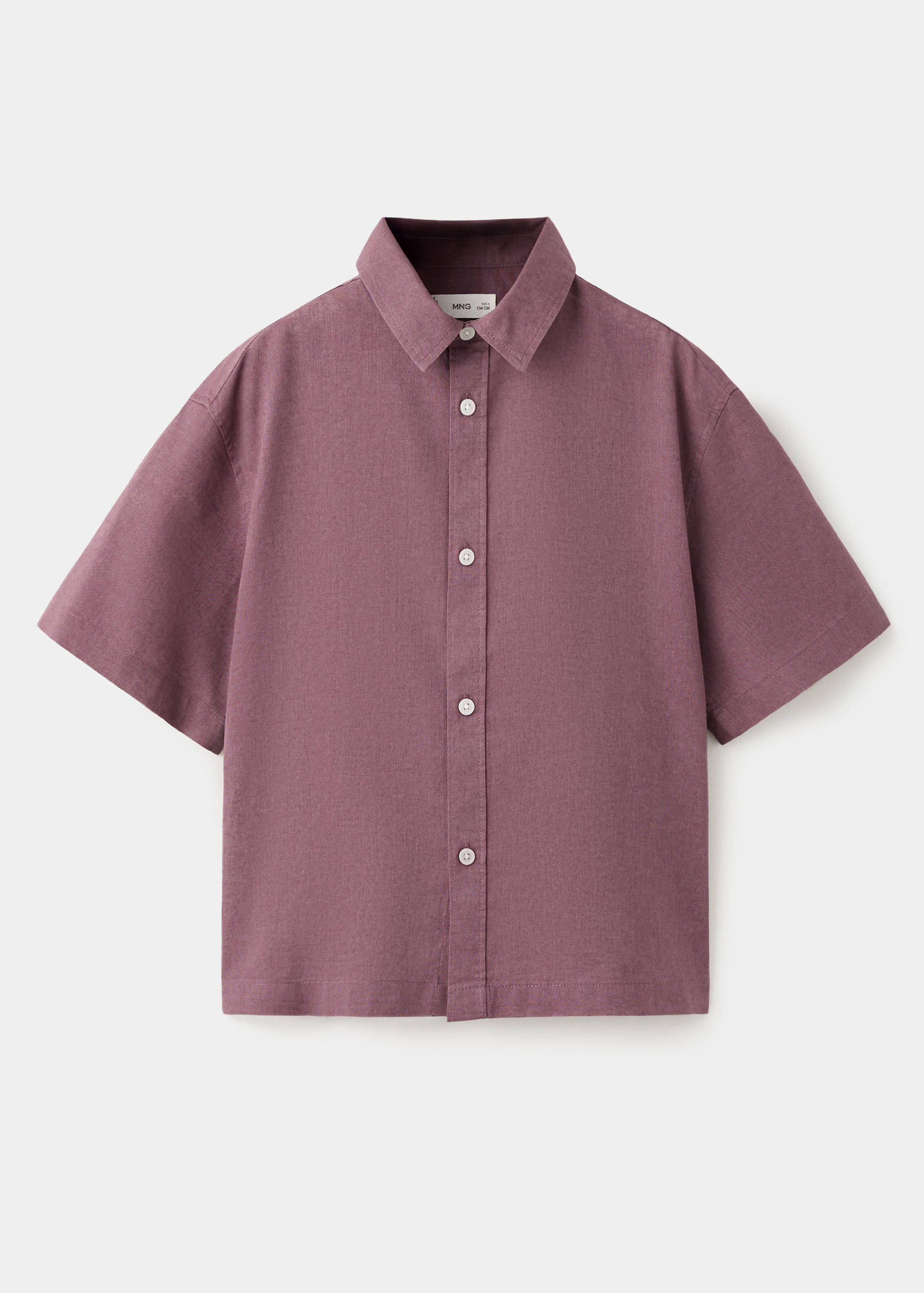 Camisa lino manga corta - Artículo sin modelo