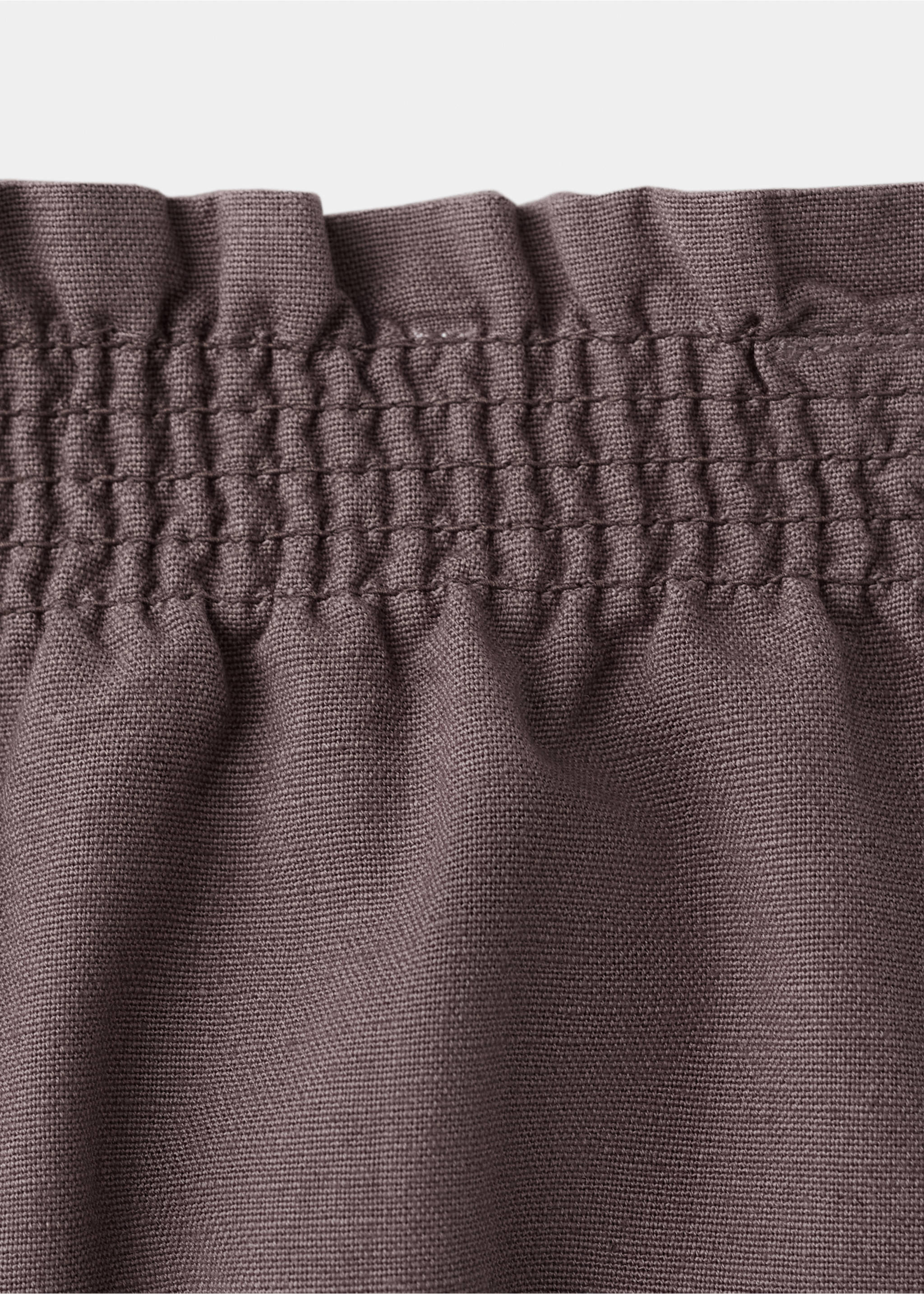 Cotton romper - Details of the article 8, Light/Pastel Purple. Ref: 27028268-00.