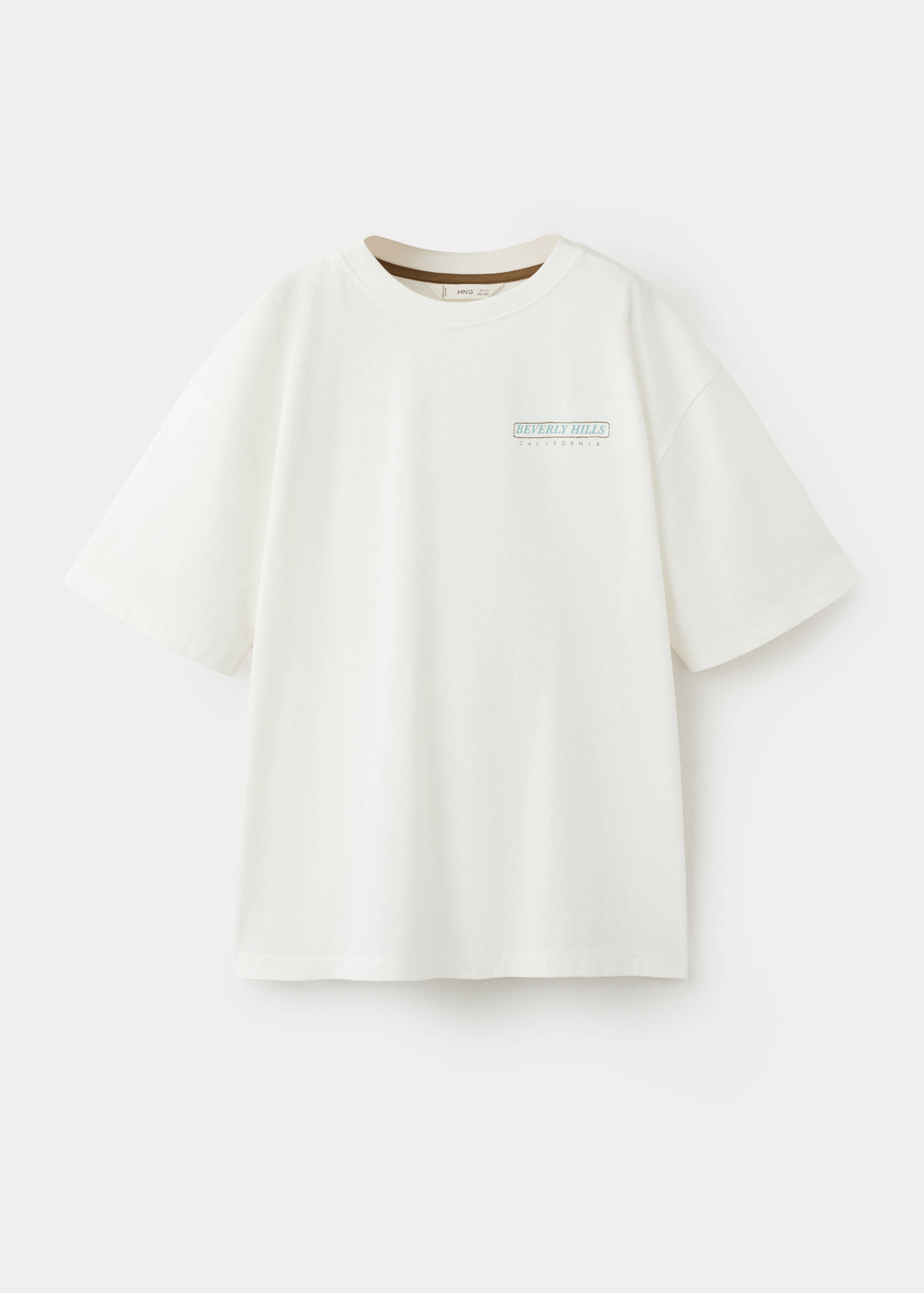 Printed cotton-blend t-shirt - Article without model