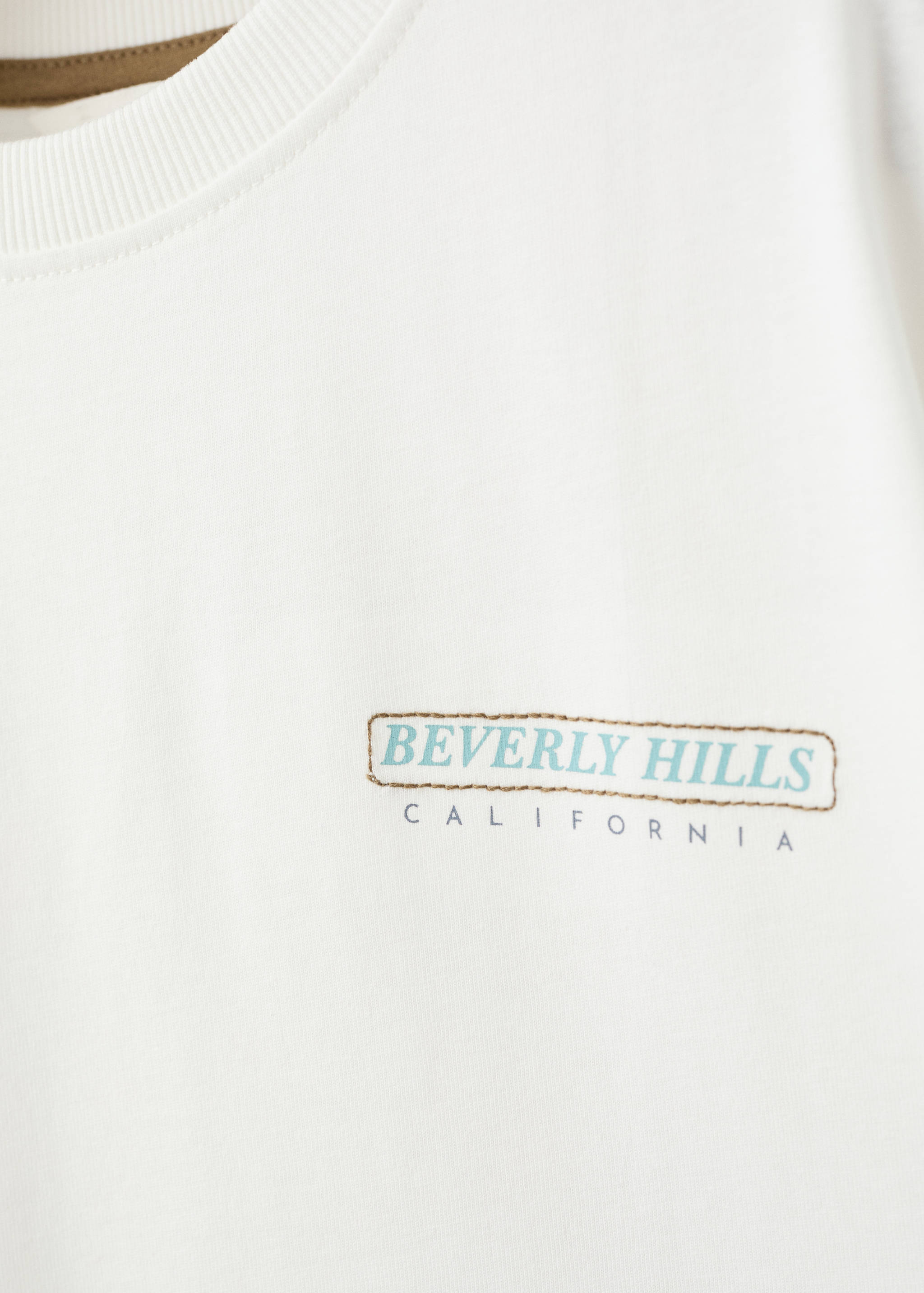 Printed cotton-blend t-shirt - Details of the article 8