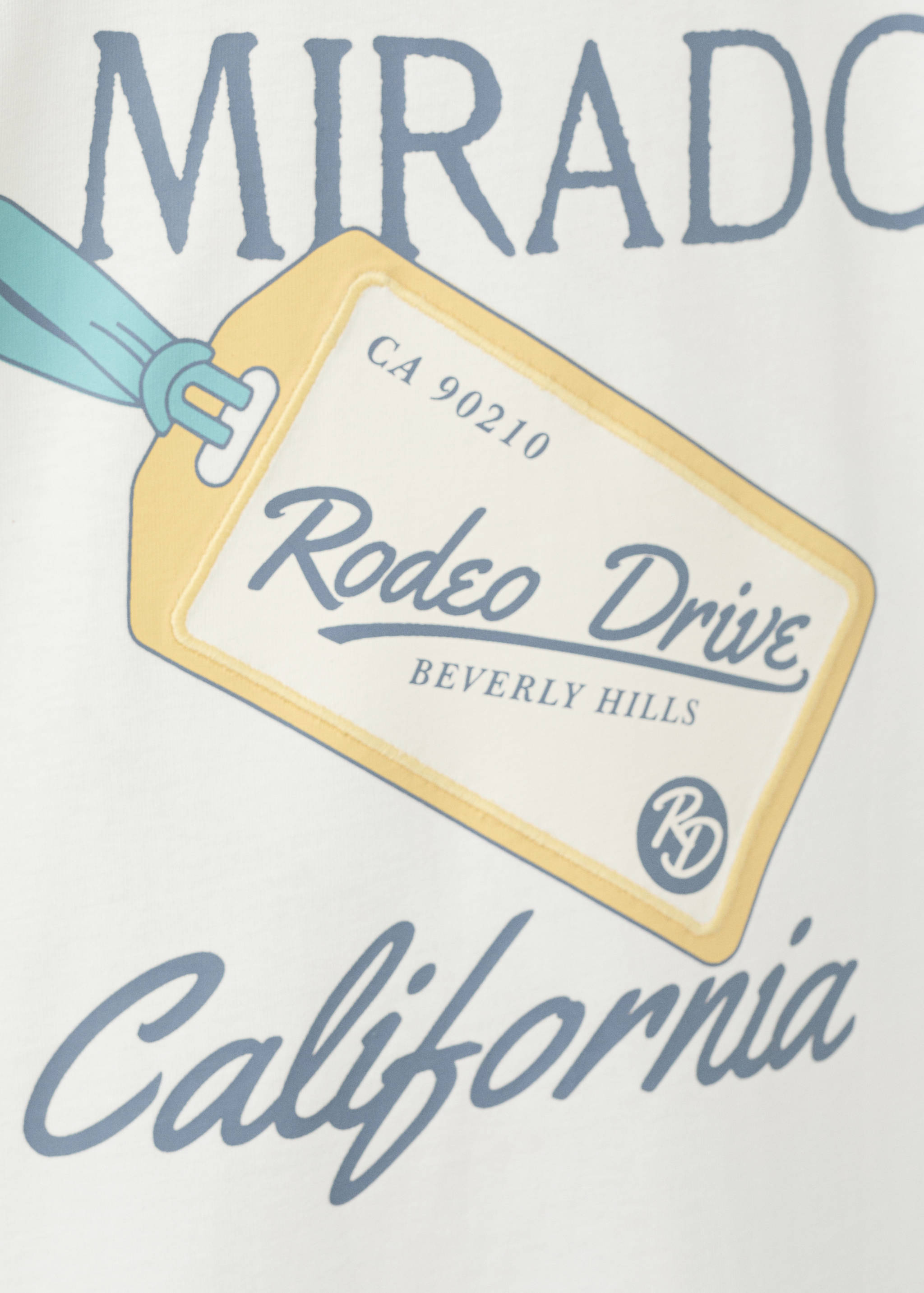 Printed cotton-blend t-shirt - Details of the article 0