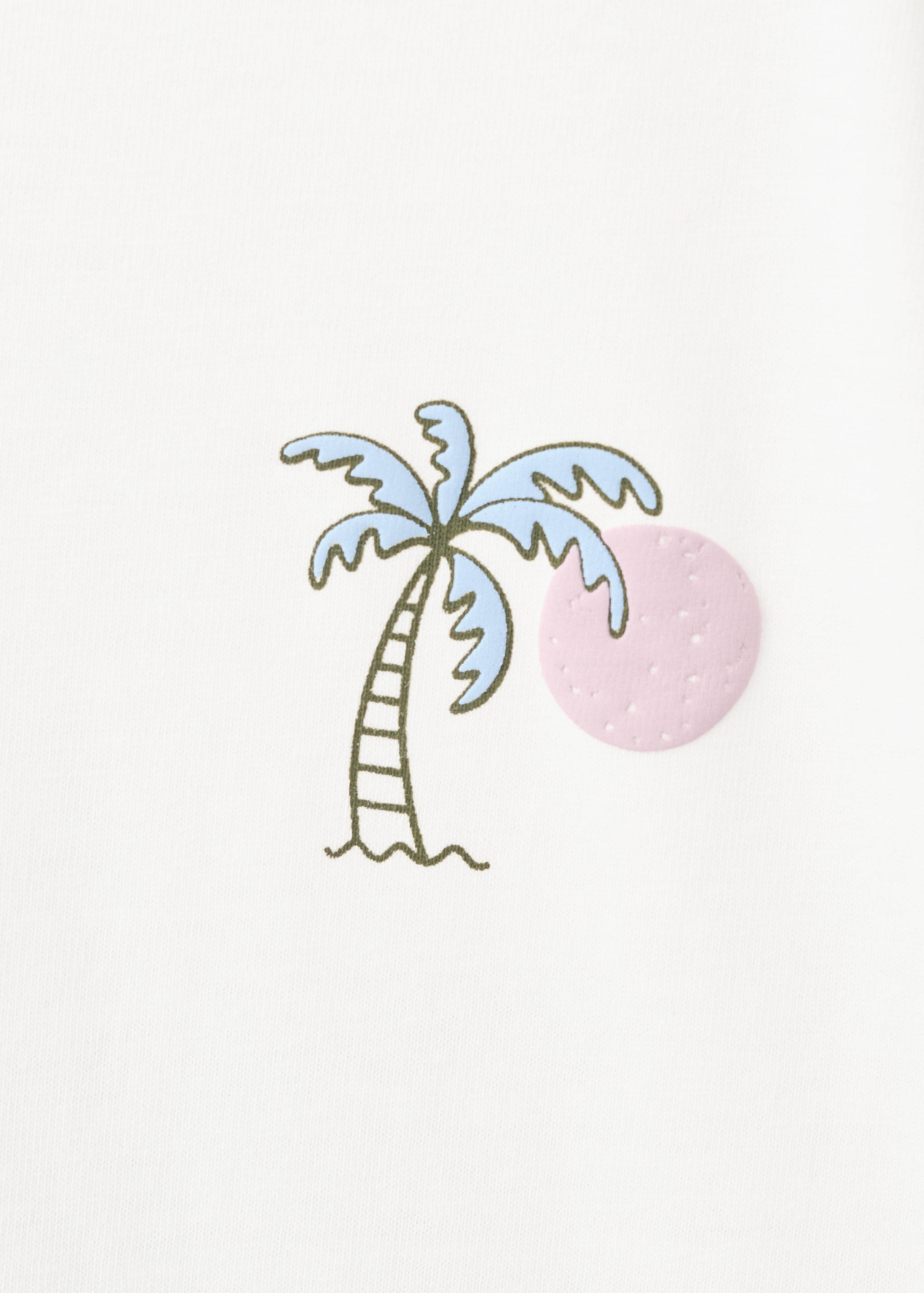 T-shirt en coton imprimé - Détail de l'article 0