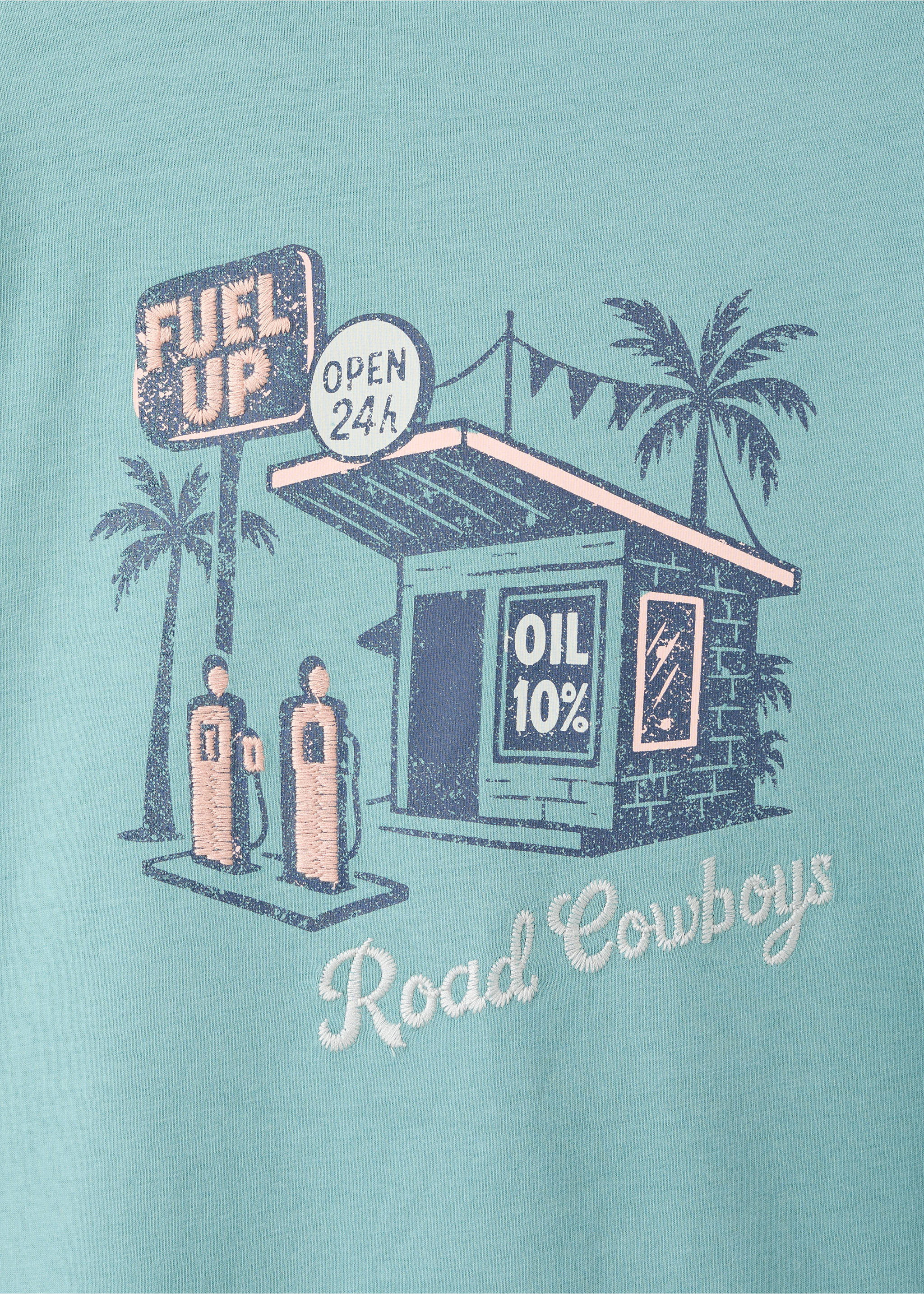 Camiseta a2petrol - Detalle del artículo 0, Turquesa. Ref: 27028272-00.