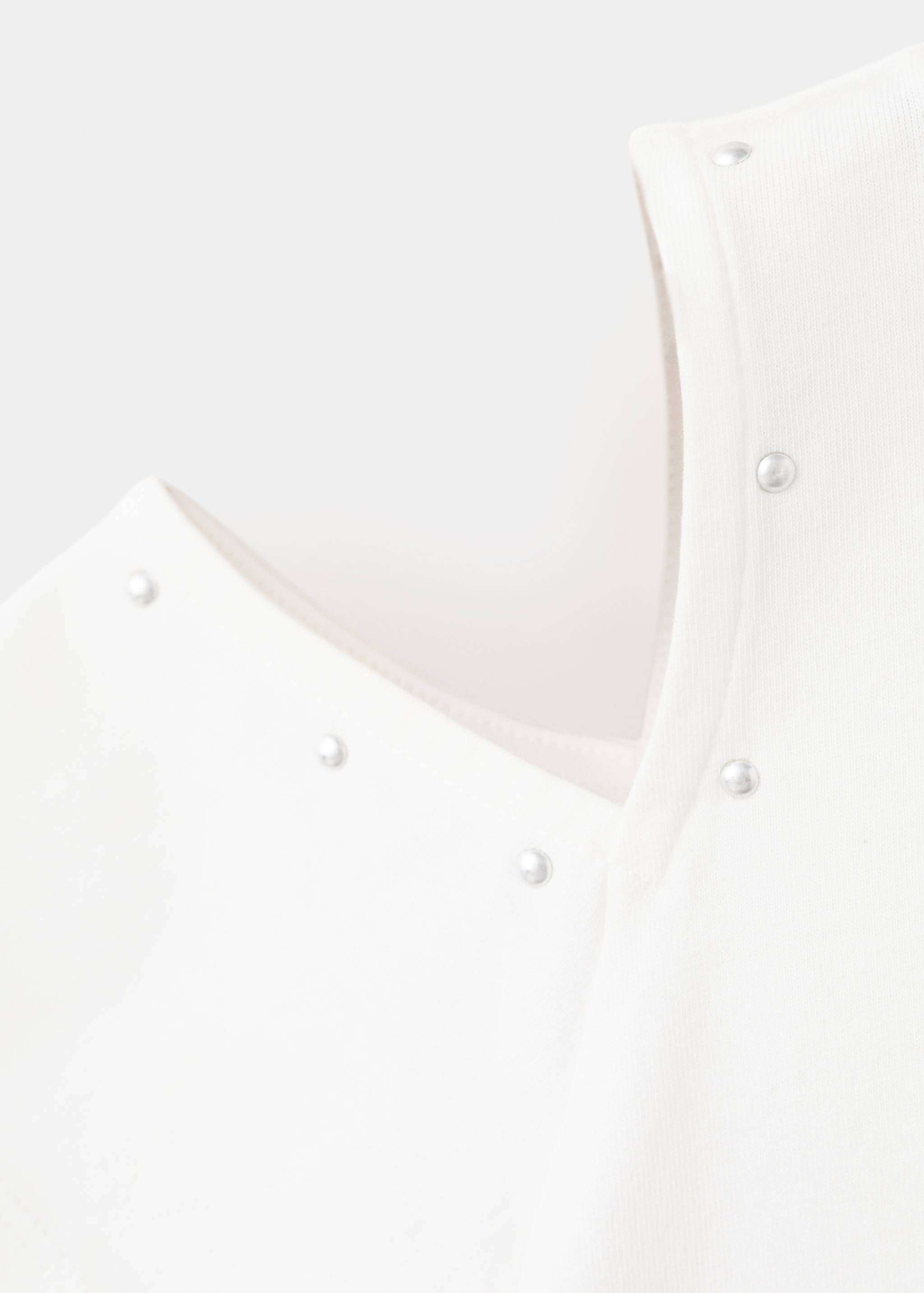 Off-the-shoulder cotton T-shirt - Details of the article 8