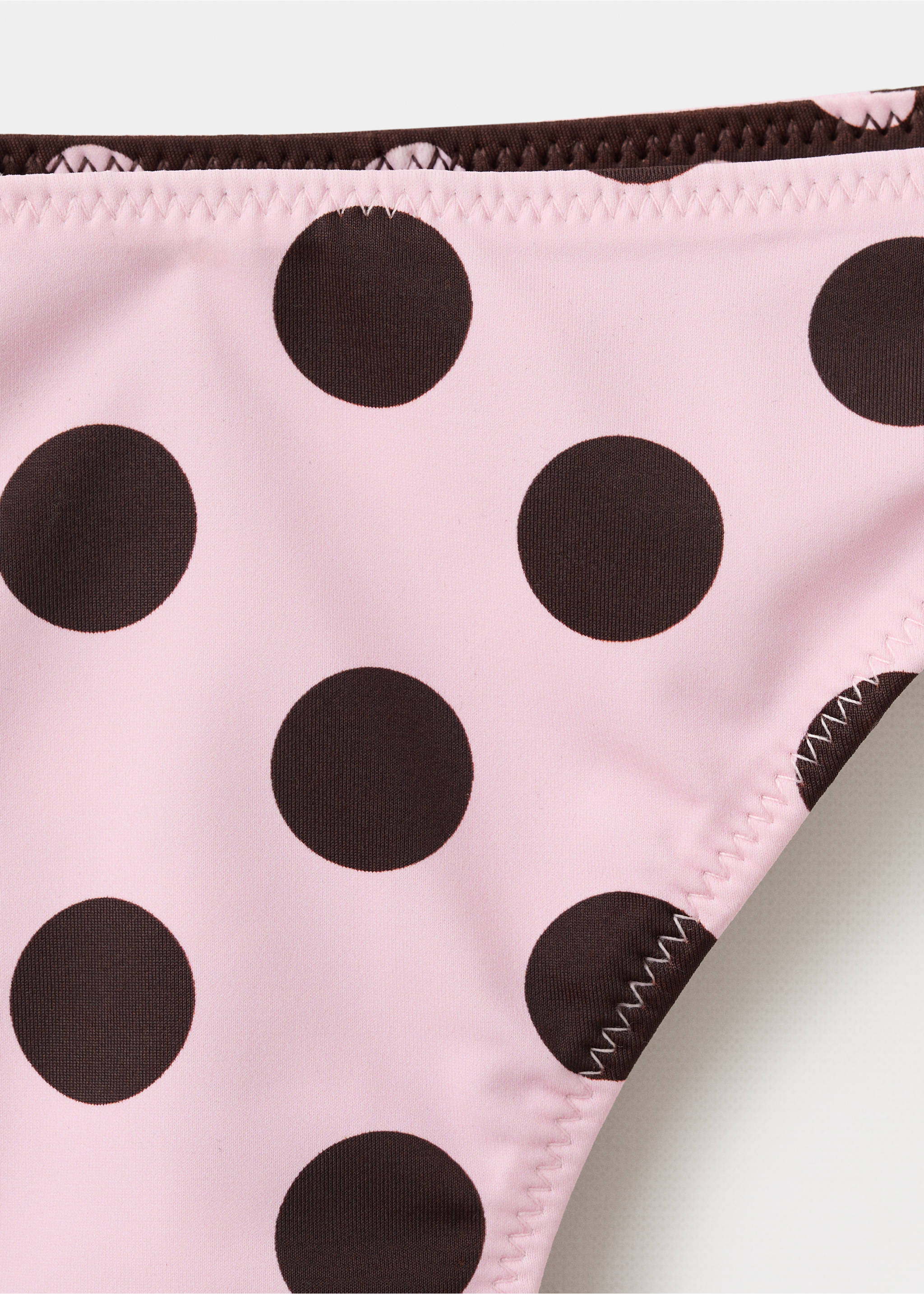 Brazilian polka dot bikini briefs - Details of the article 0, Pink. Ref: 27028648-00.