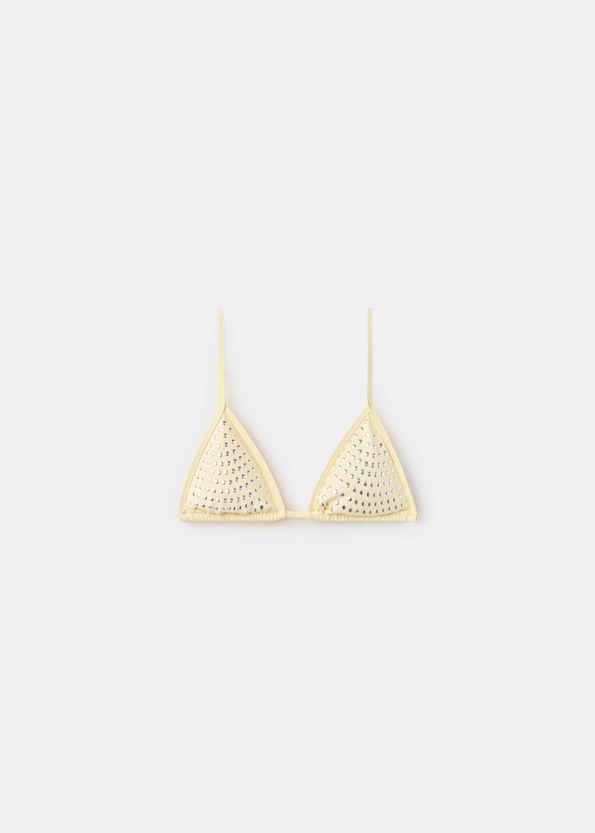Haut de bikini triangle à clous - Article sans modèle