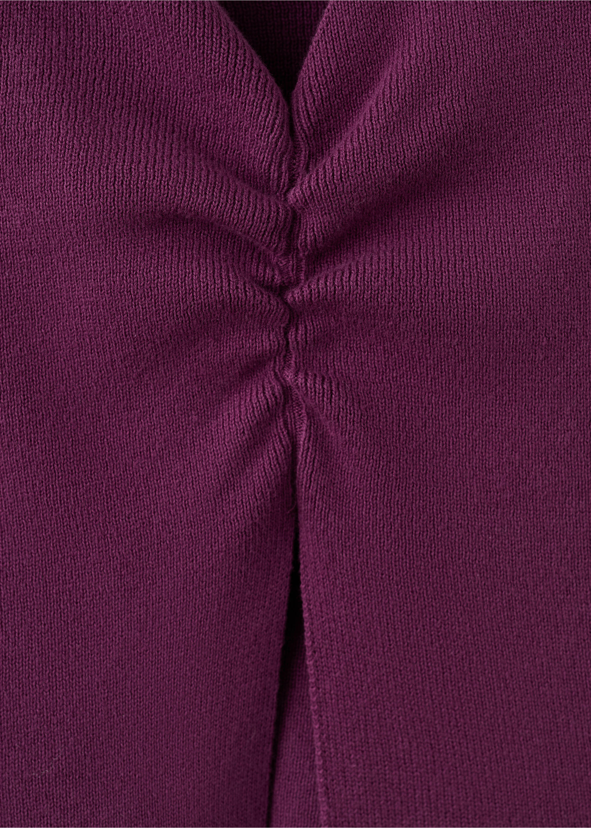 Top algodón detalle fruncido - Detalle del artículo 8, Púrpura. Ref: 27028658-00.