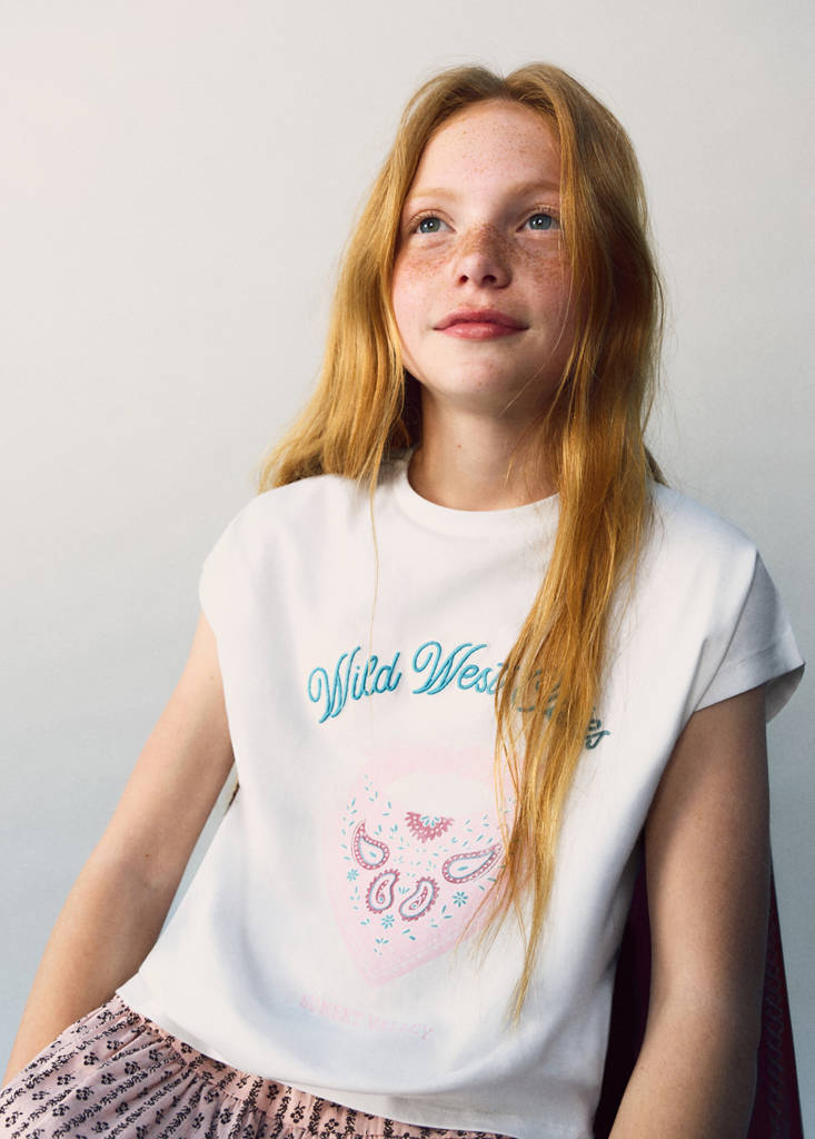 Camiseta algodón estampada