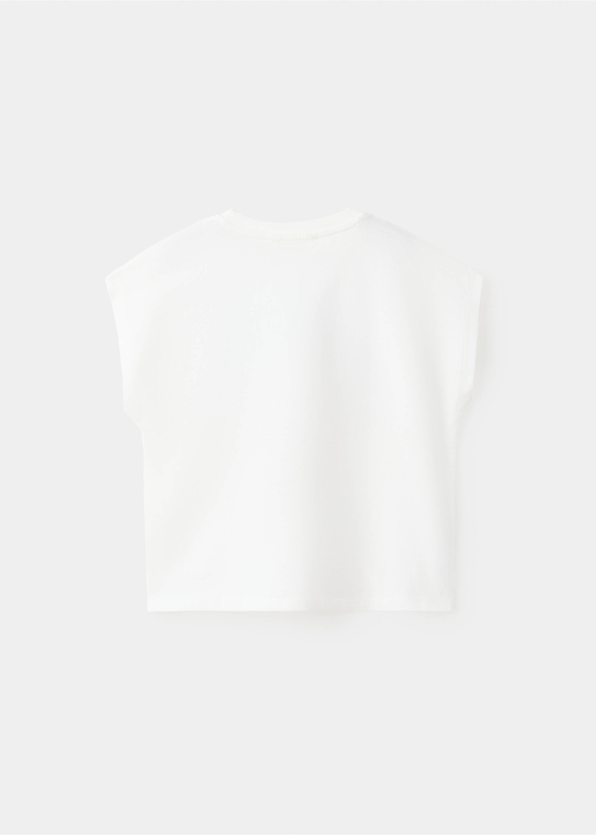 Printed cotton-blend t-shirt - Reverse of the article, Off White. Ref: 27028659-00.