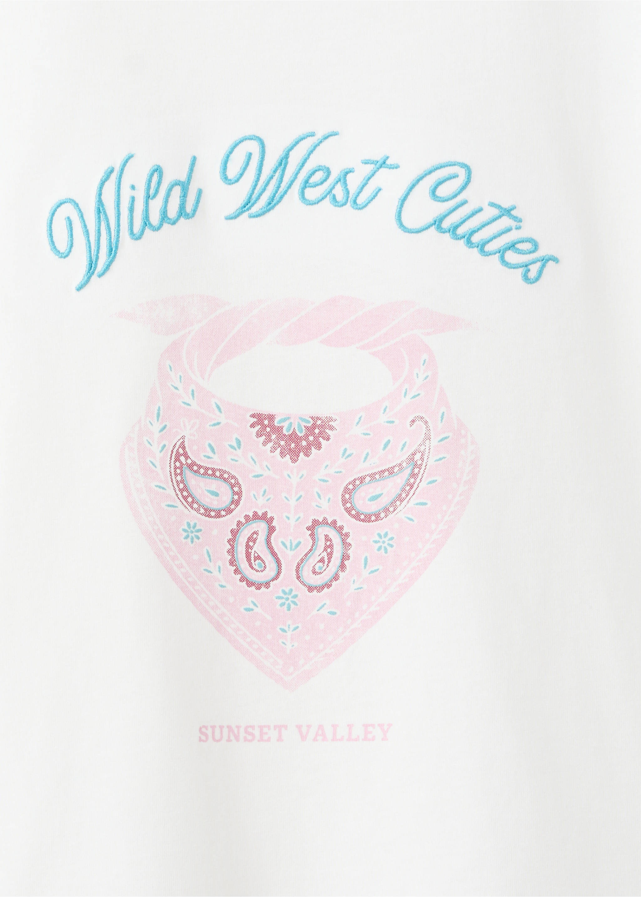 Printed cotton-blend t-shirt - Details of the article 8, Off White. Ref: 27028659-00.