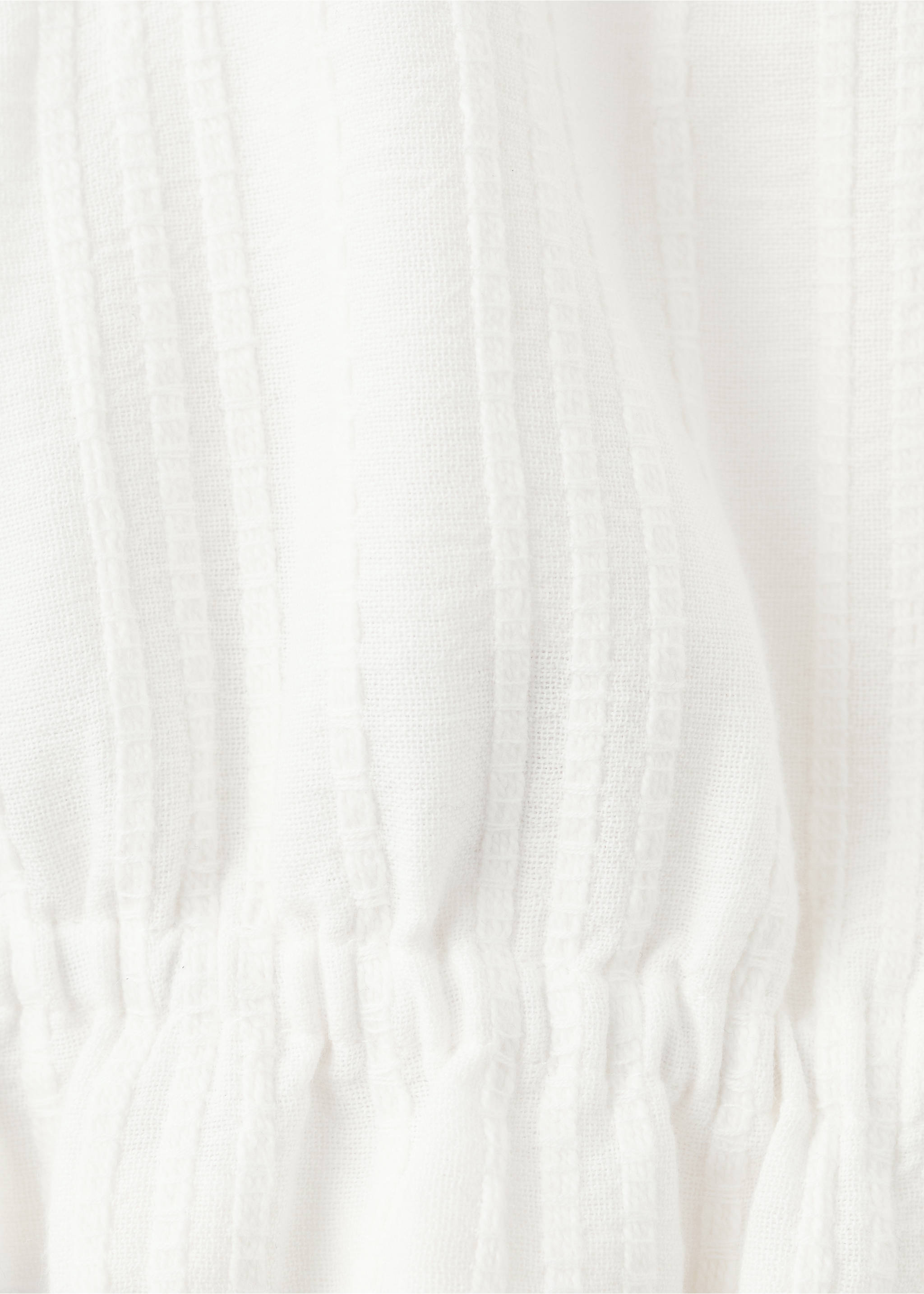 Halter frill blouse - Details of the article 8, White. Ref: 27028661-00.