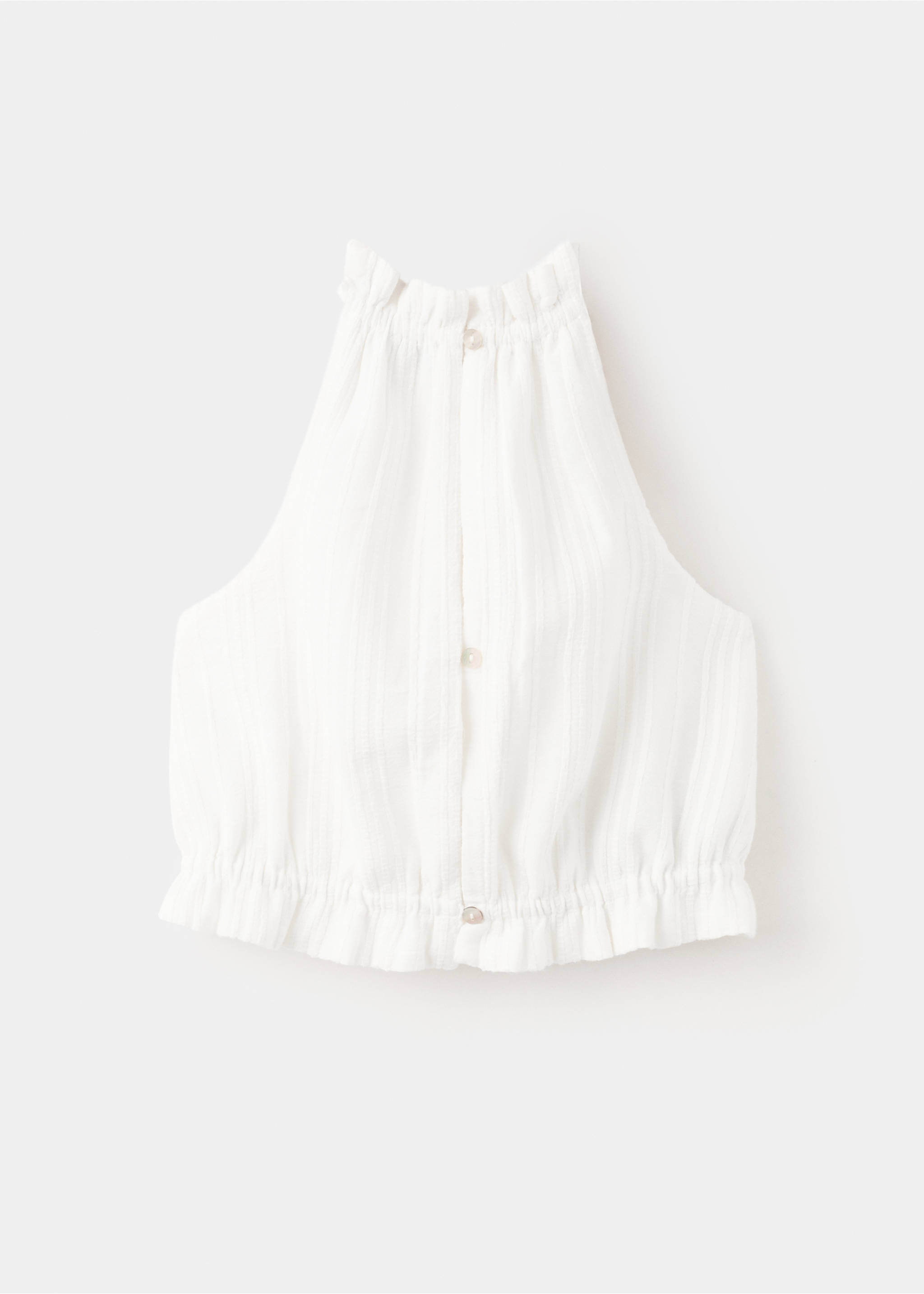 Blouse tree - Verso de l’article, Blanc. Ref: 27028661-00.