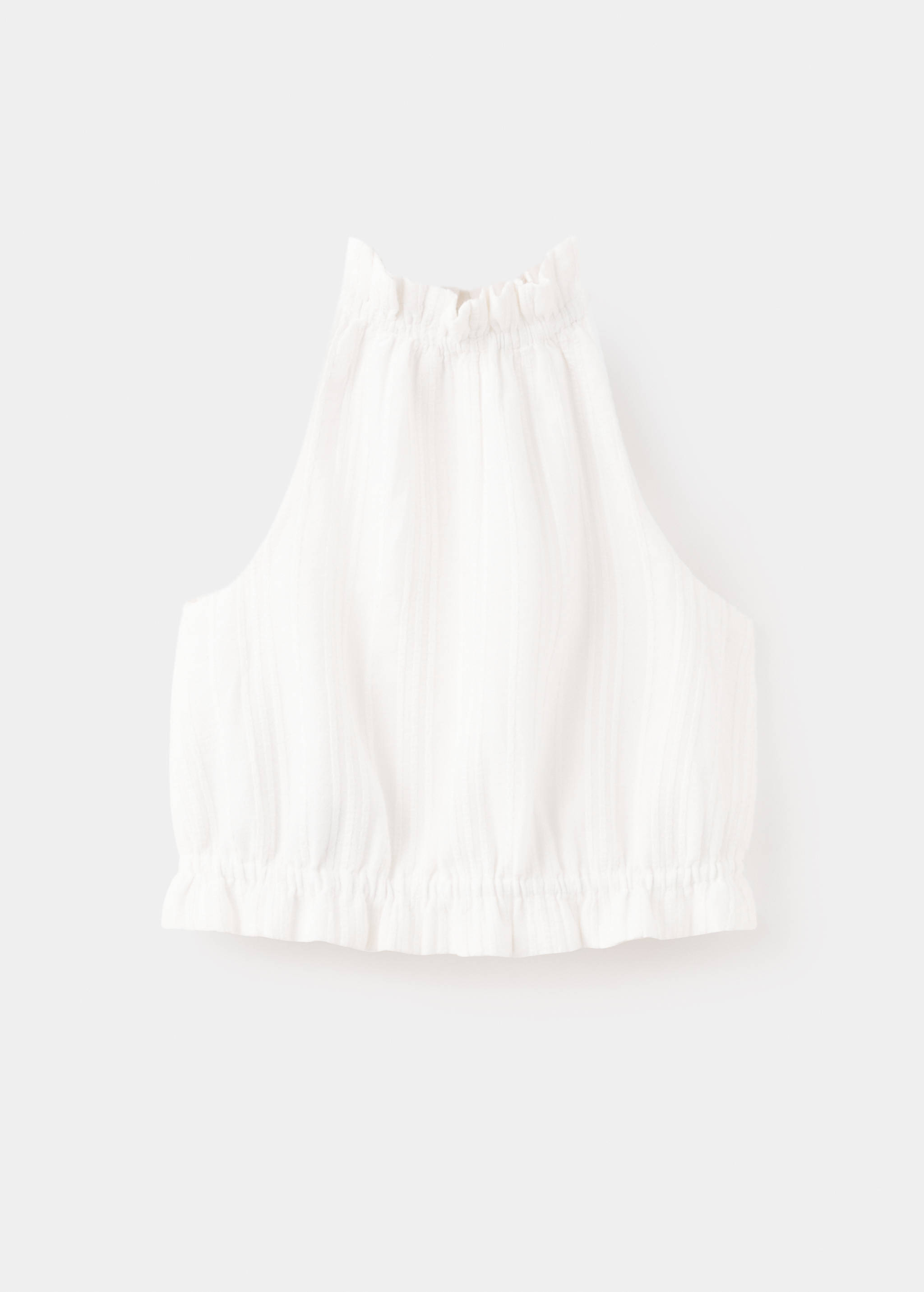 Halter frill blouse - Article without model
