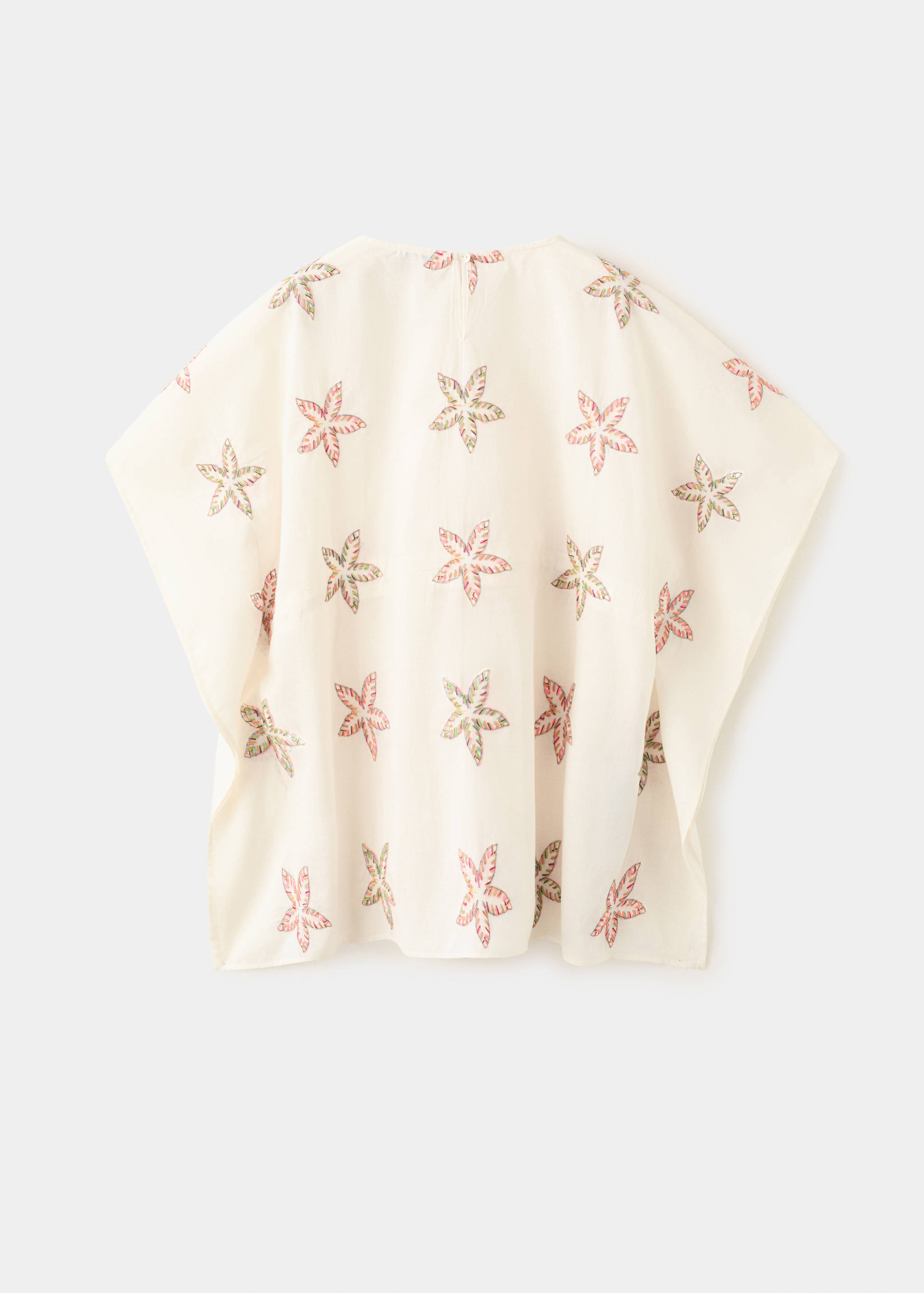 Embroidered stars caftan - Reverse of the article