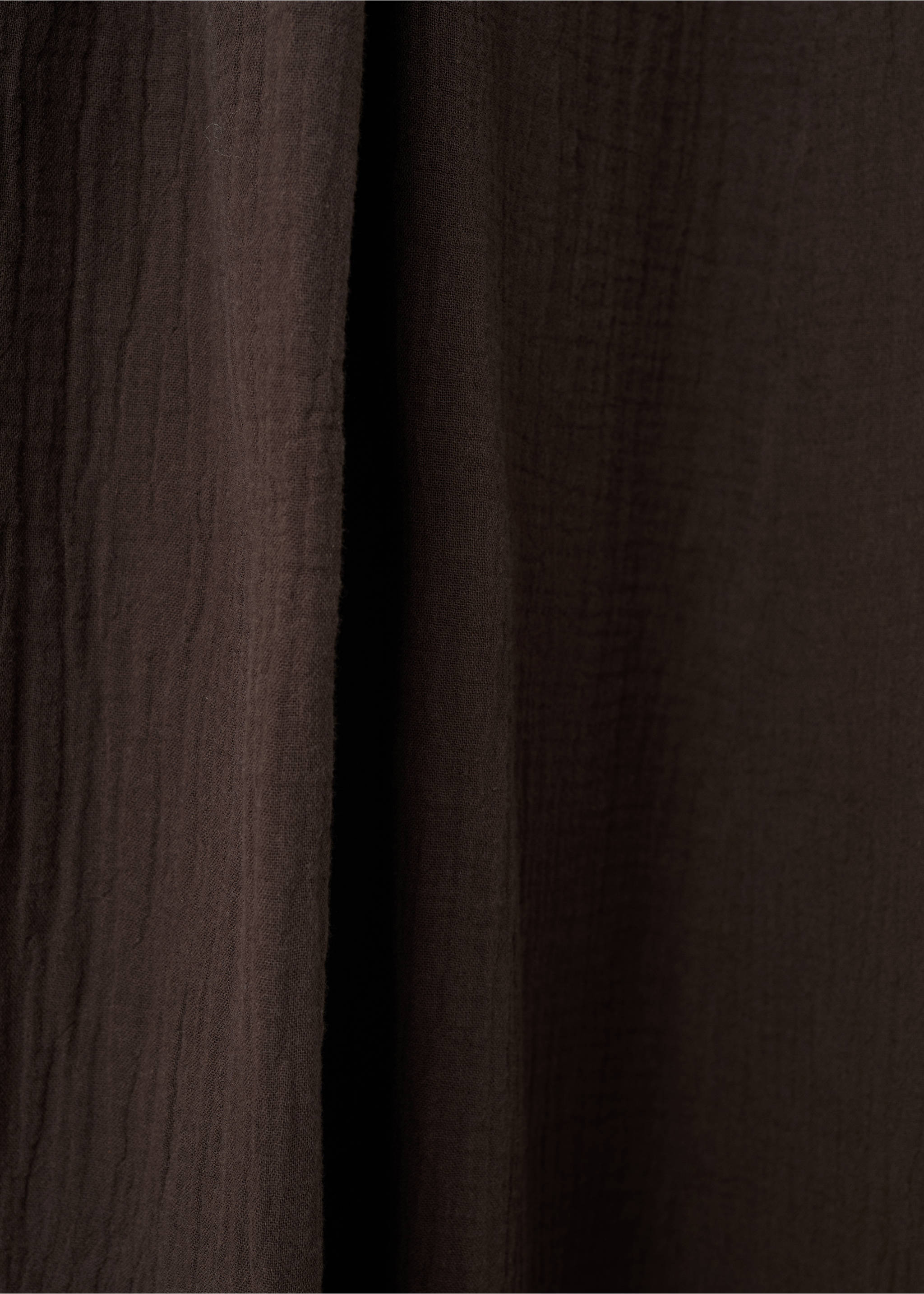 Robe en bambula dos ouvert - Détail de l'article 0, Chocolat. Ref: 27029055-00.