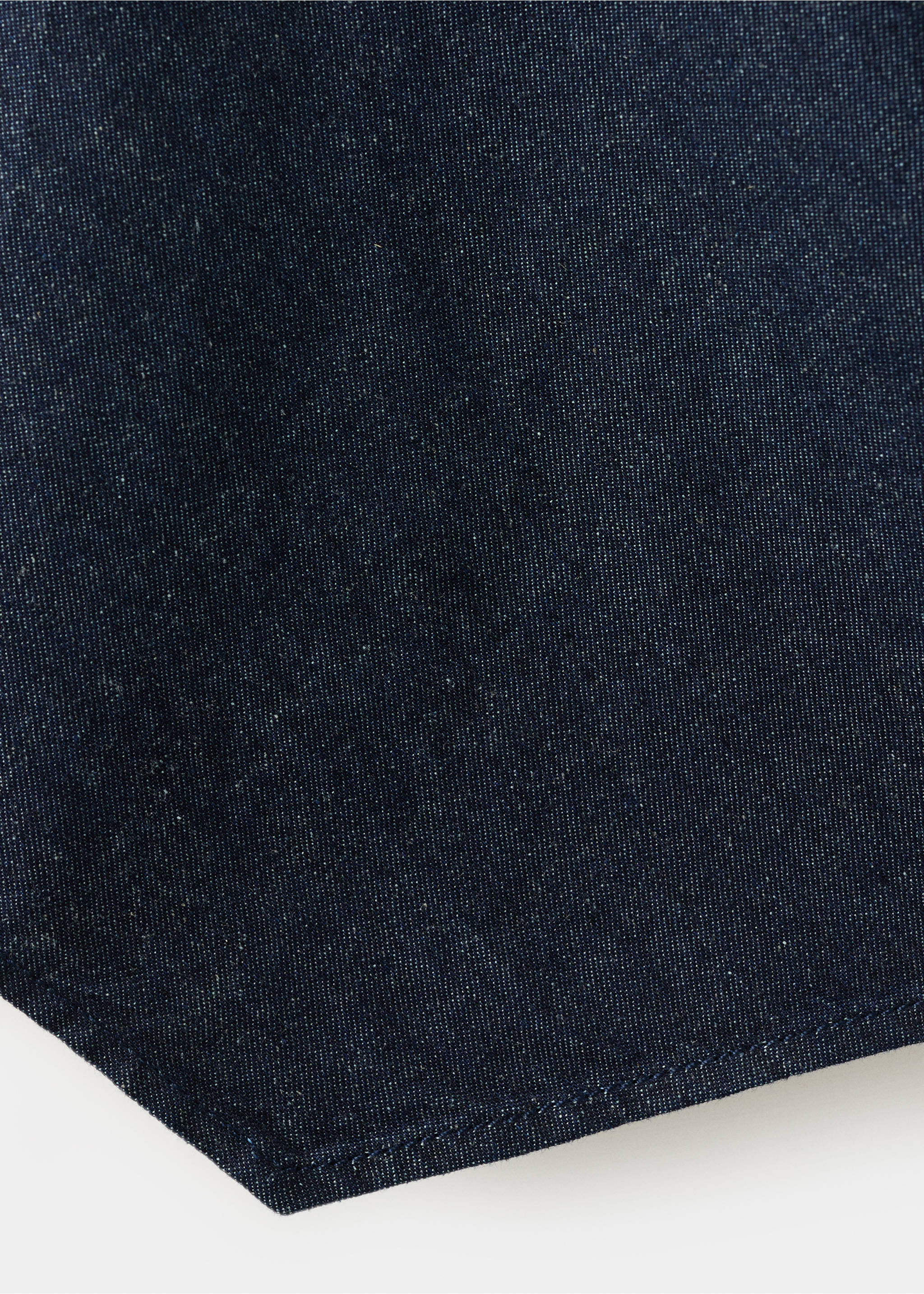 Open-back denim top - Details of the article 0, Open Blue. Ref: 27029059-00.