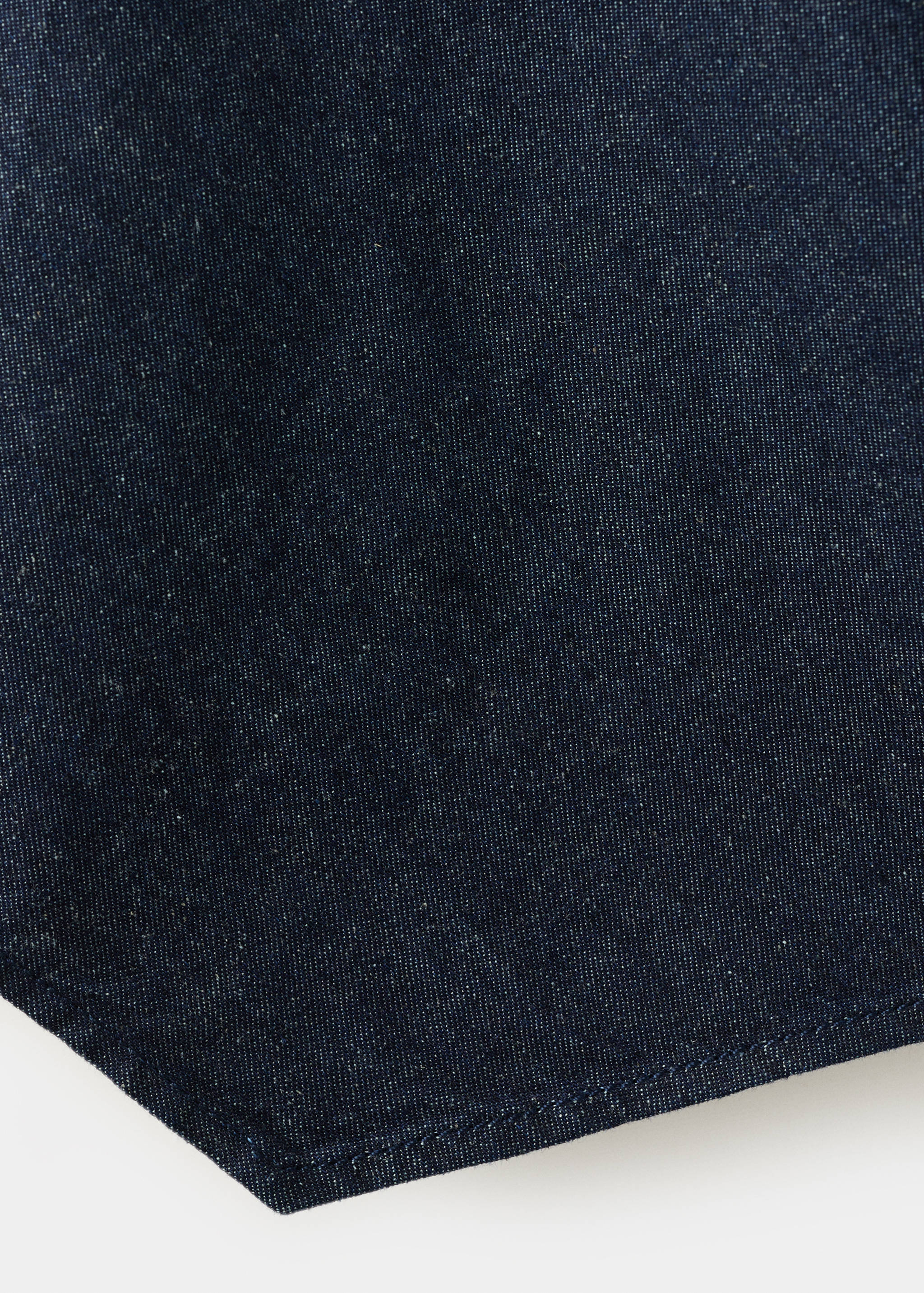 Open-back denim top - Details of the article 0