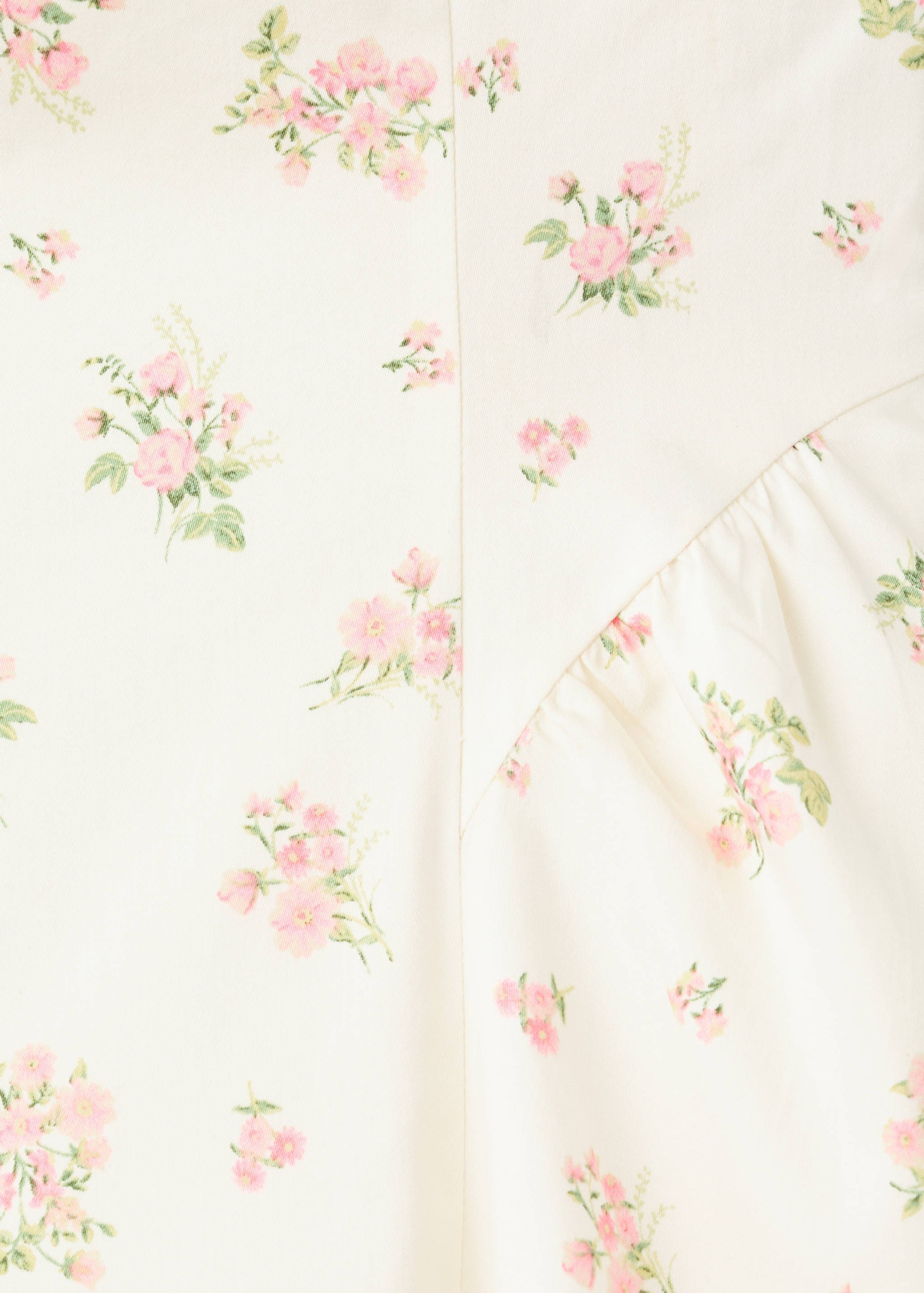 Floral-print flared dress - Details of the article 0