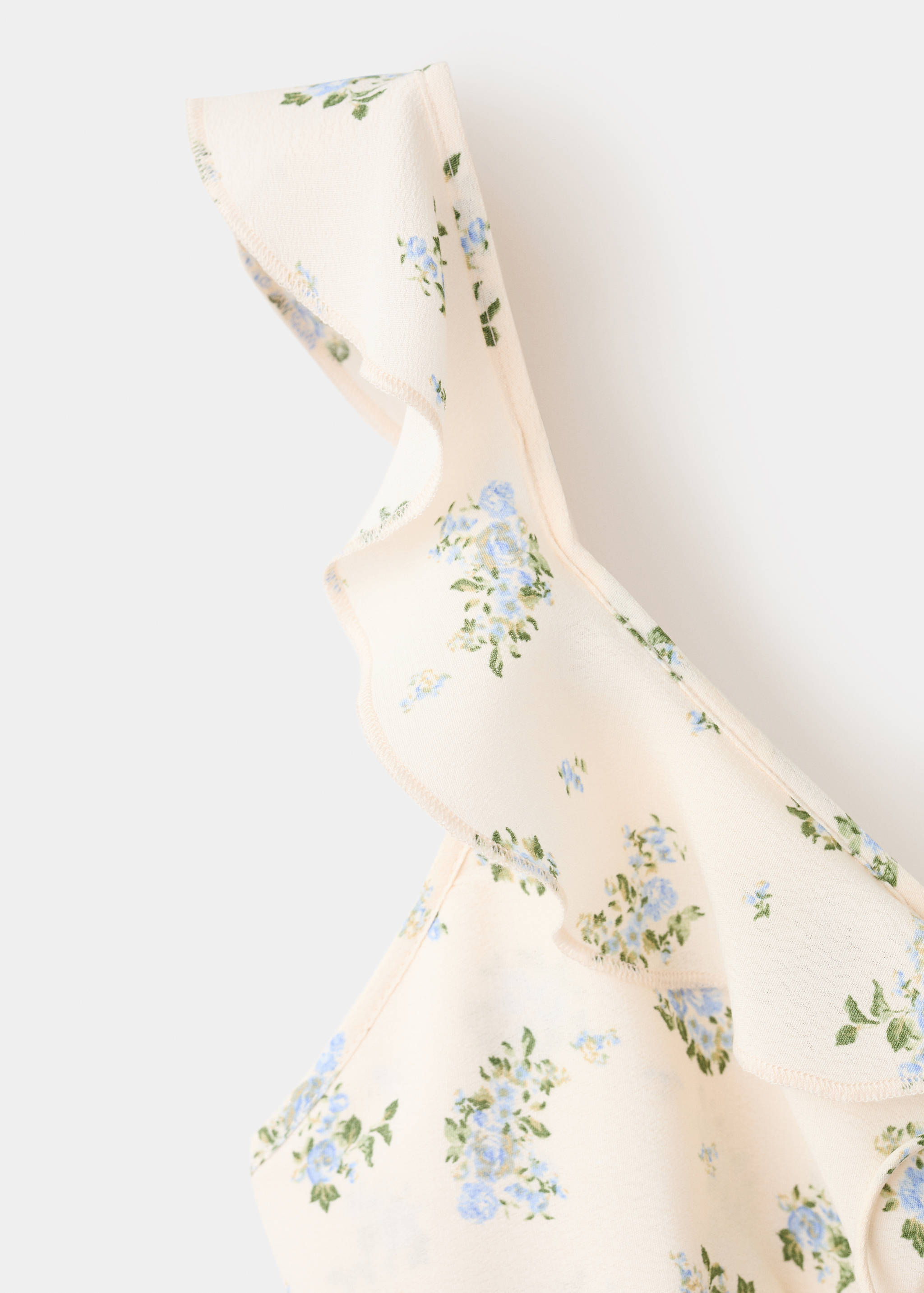 Midi-dress with ruffle neckline - Details of the article 0