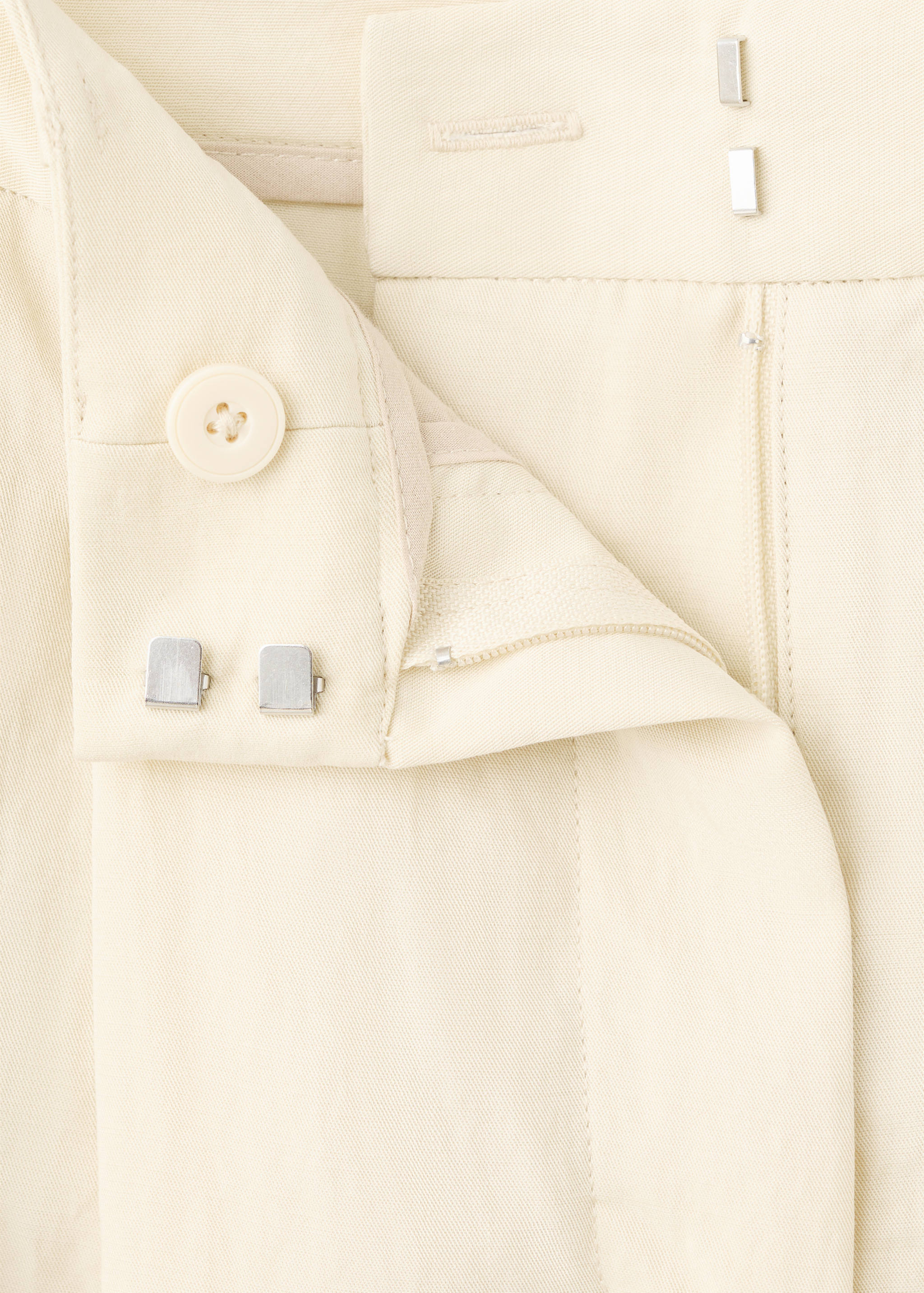 Mid-rise lyocell trousers - Details of the article 8