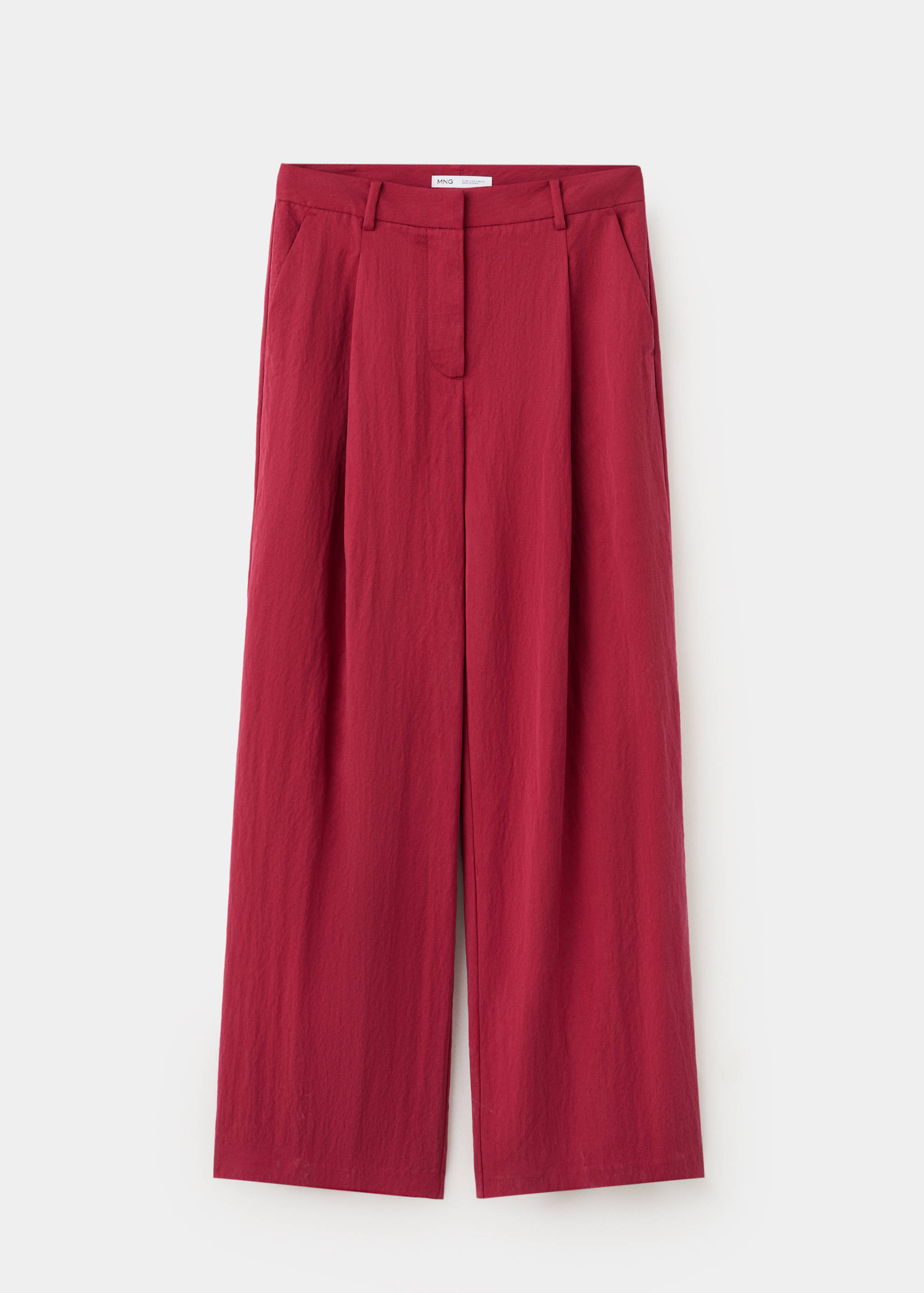 Mid-rise lyocell trousers - Article without model
