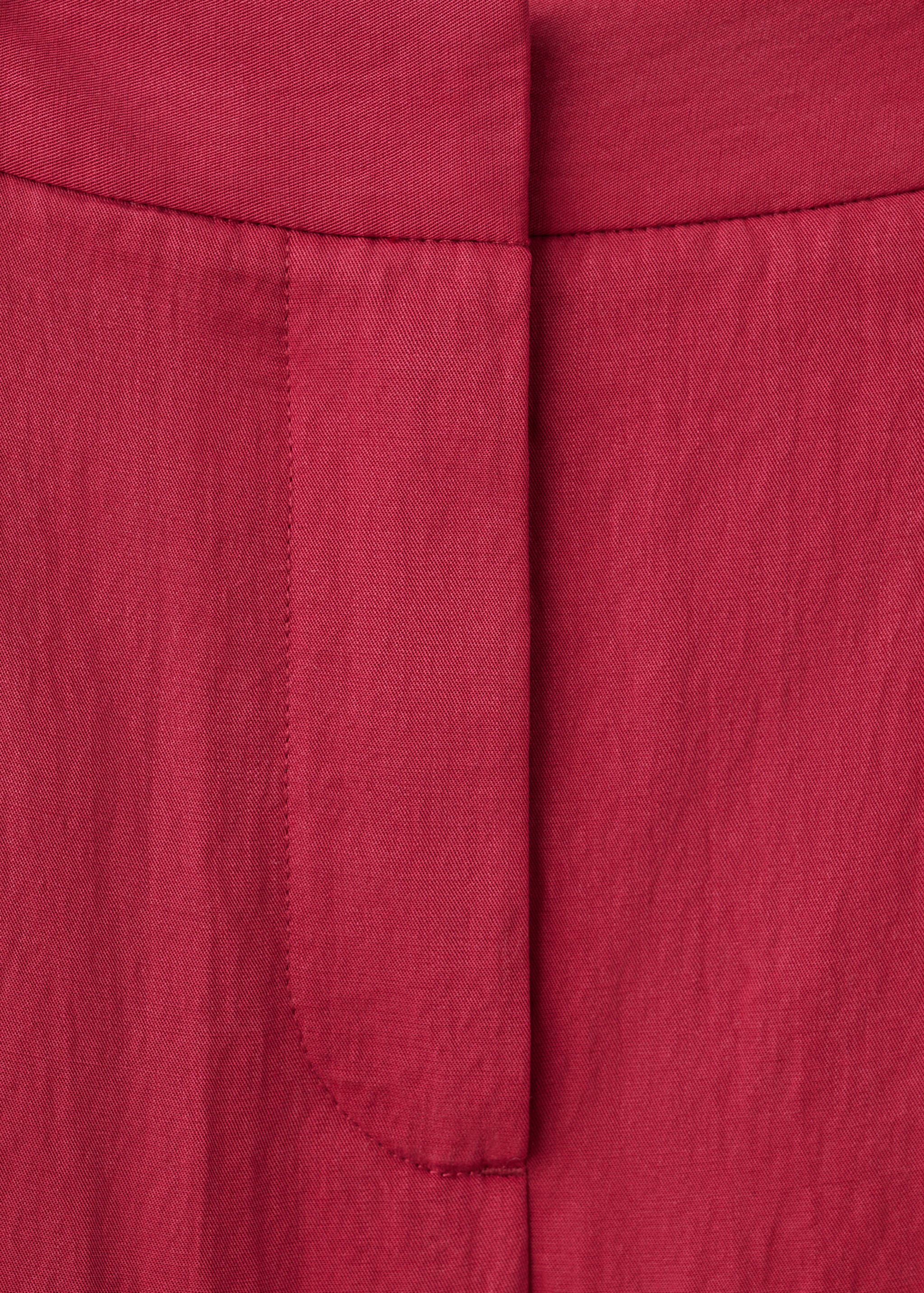 Mid-rise lyocell trousers - Details of the article 0