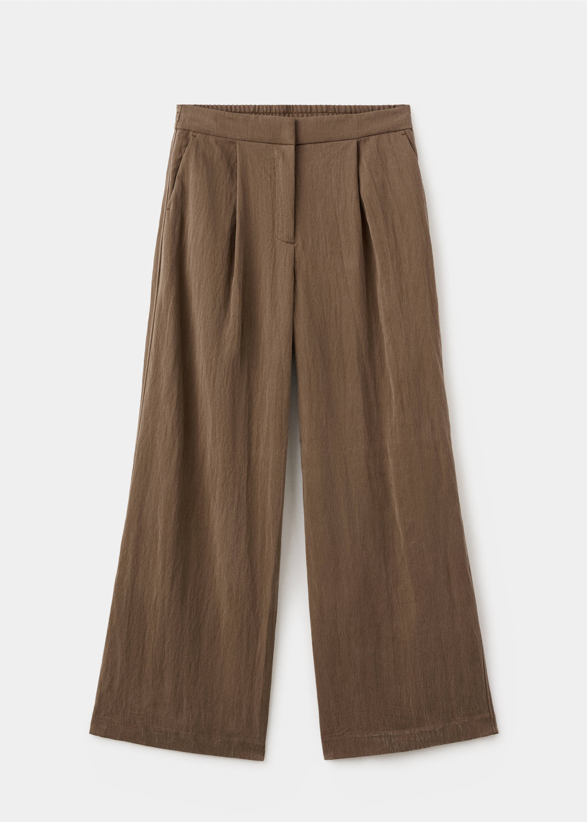 بنطلون لايوسل مستقيم - منتج دون نموذج, بني. Ref: 27029065-00.