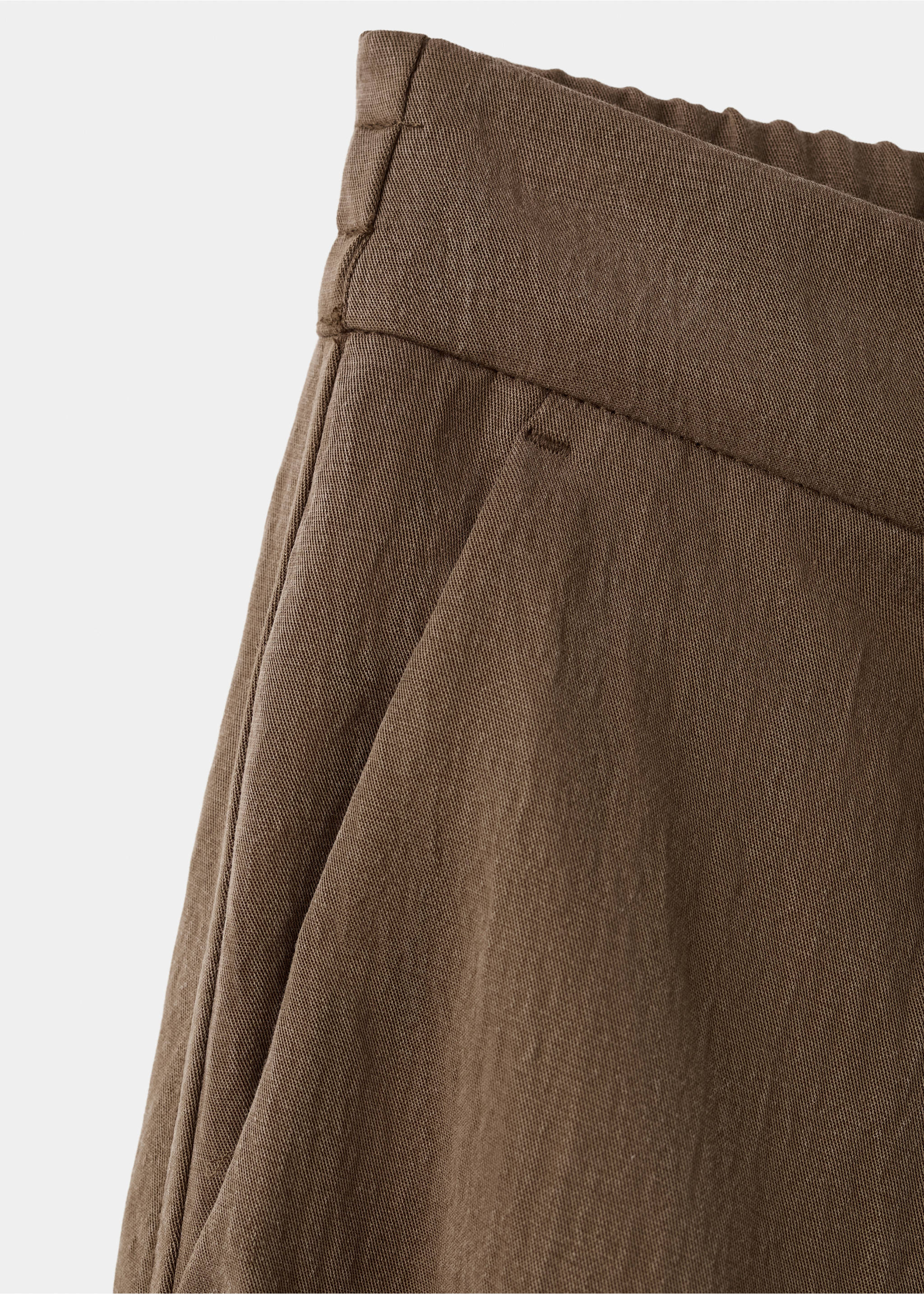 بنطلون لايوسل مستقيم - تفاصيل المنتج 0, بني. Ref: 27029065-00.