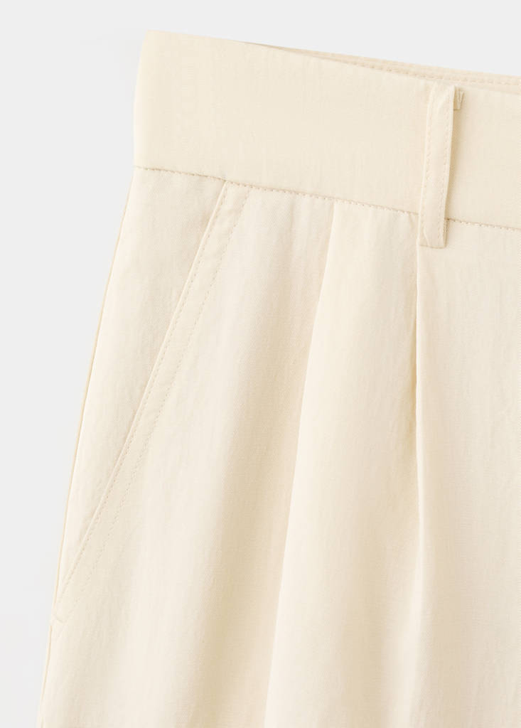 Lyocell harem trousers — Light/Pastel Grey