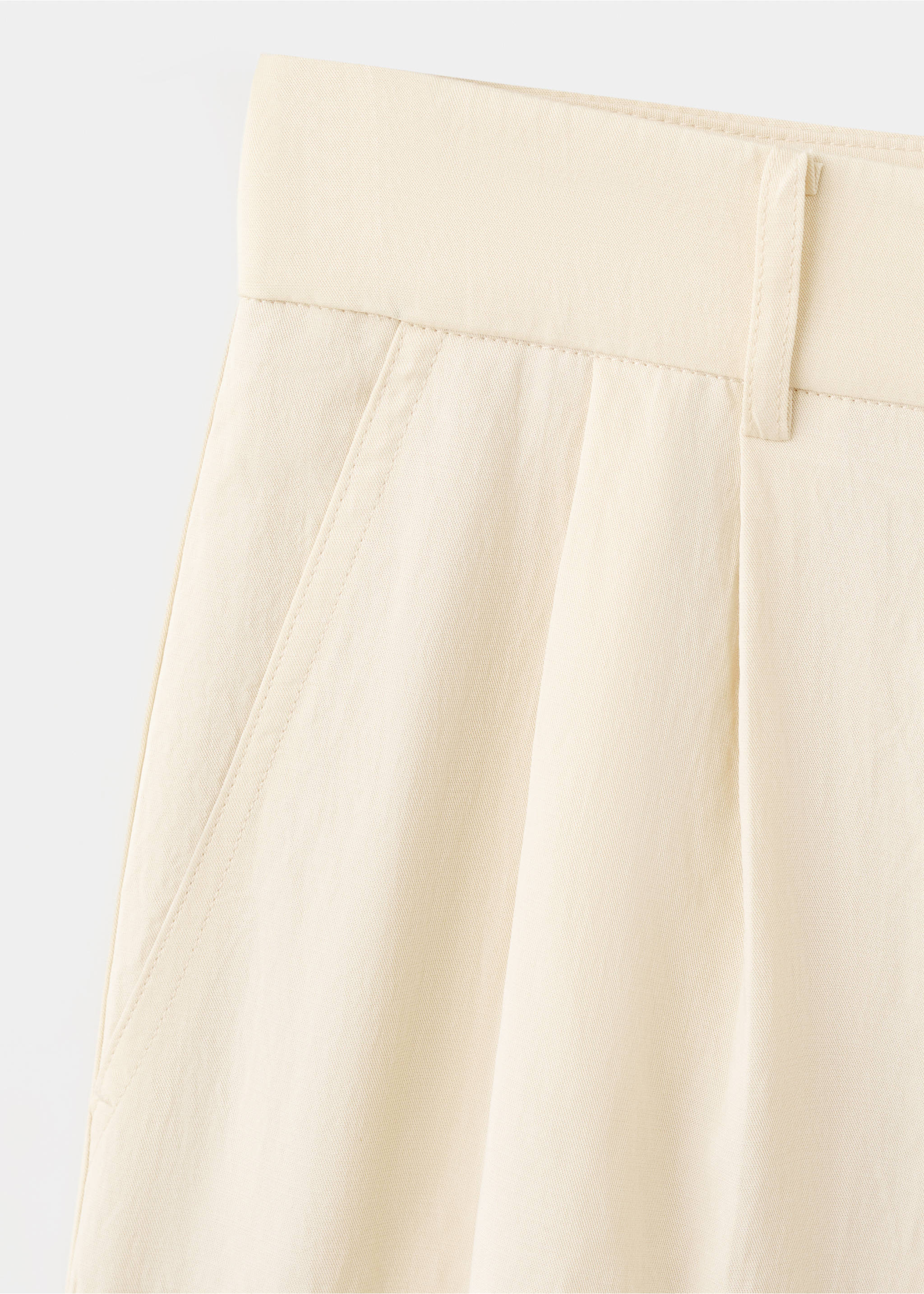 Lyocell harem trousers - Details of the article 0, Light/Pastel Grey. Ref: 27029066-00.