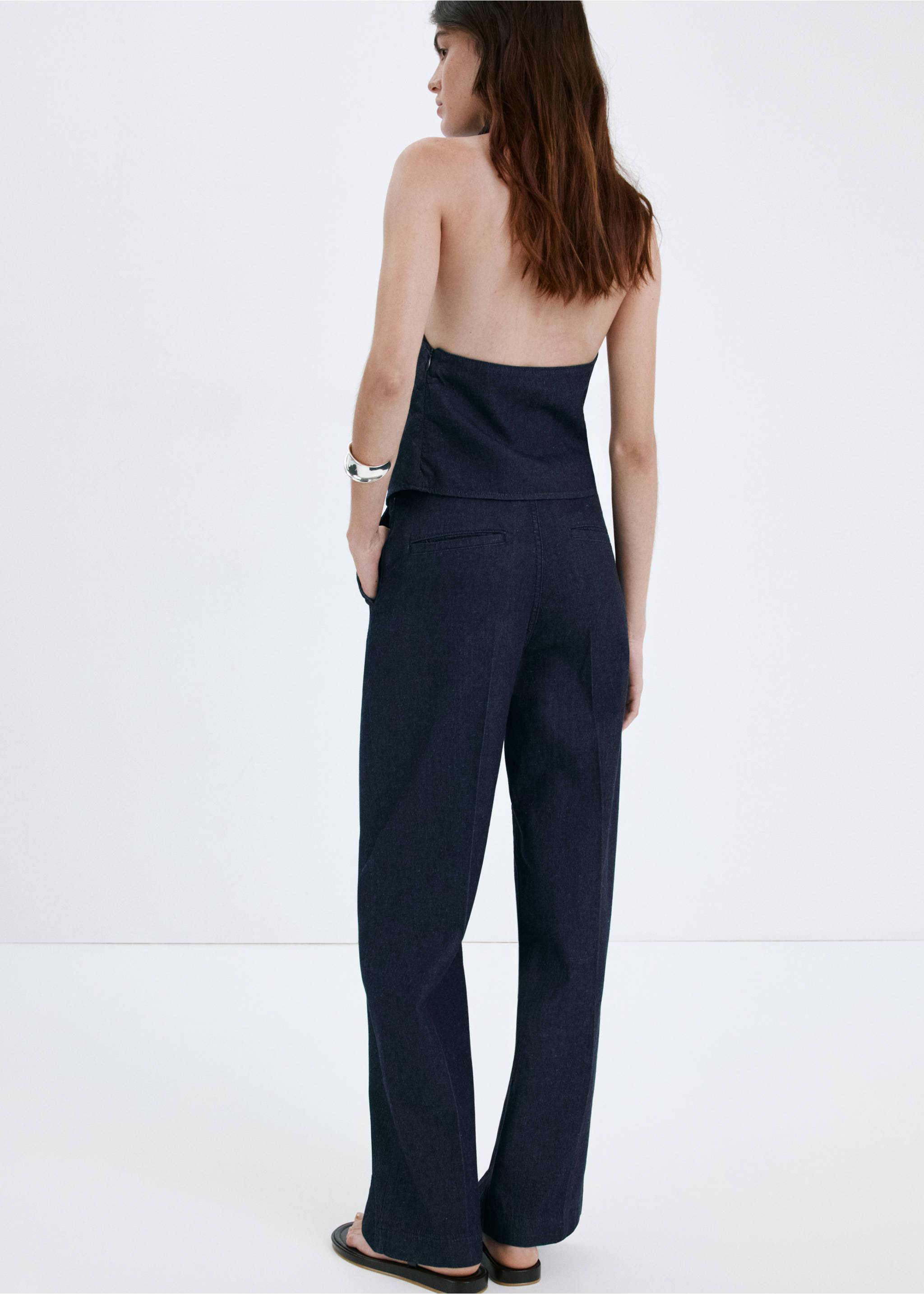 Pantalon carla - Verso de l’article, Bleu. Ref: 27029068-00.