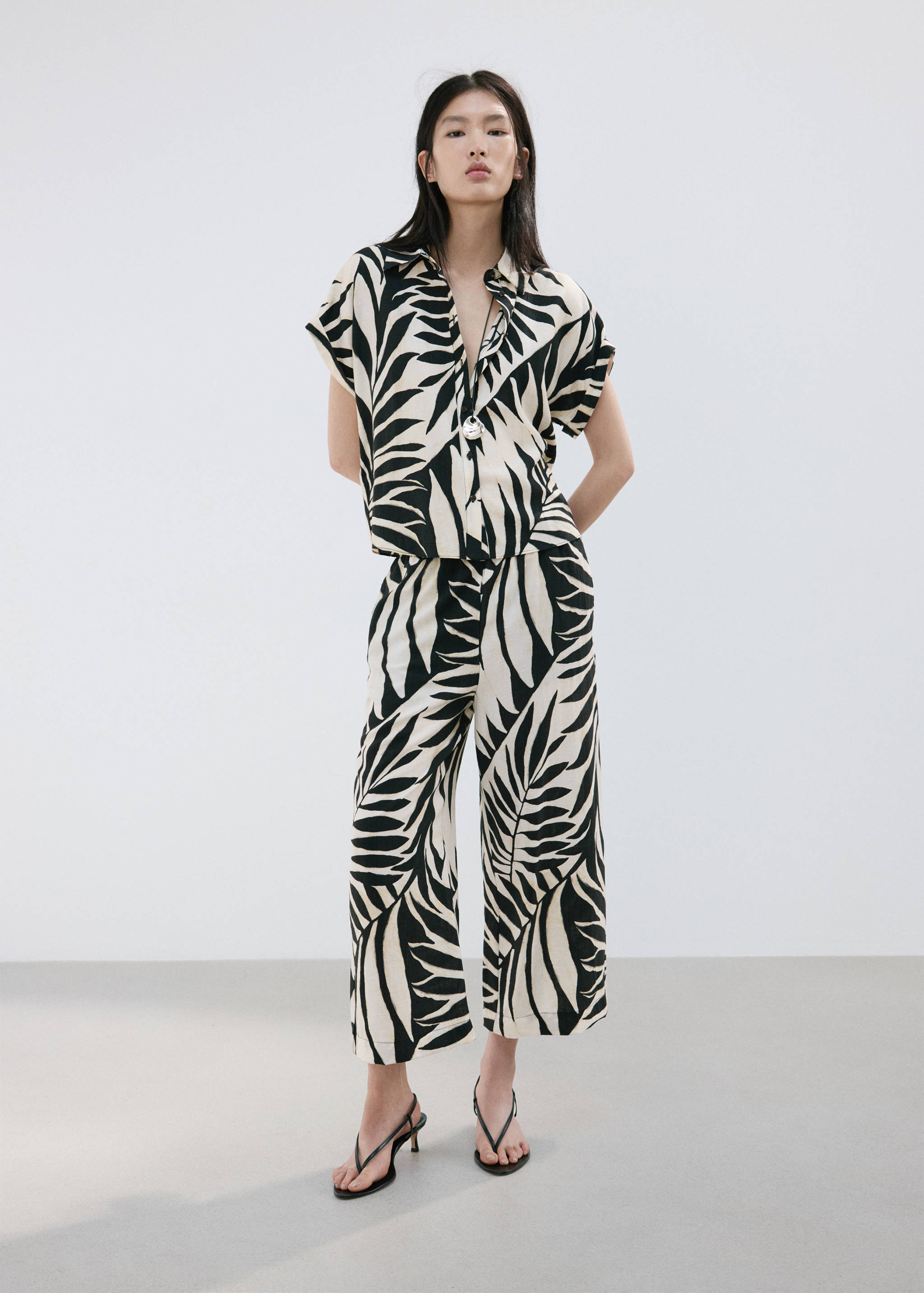 Pantalon imprimé tropical - Détail de l'article 2