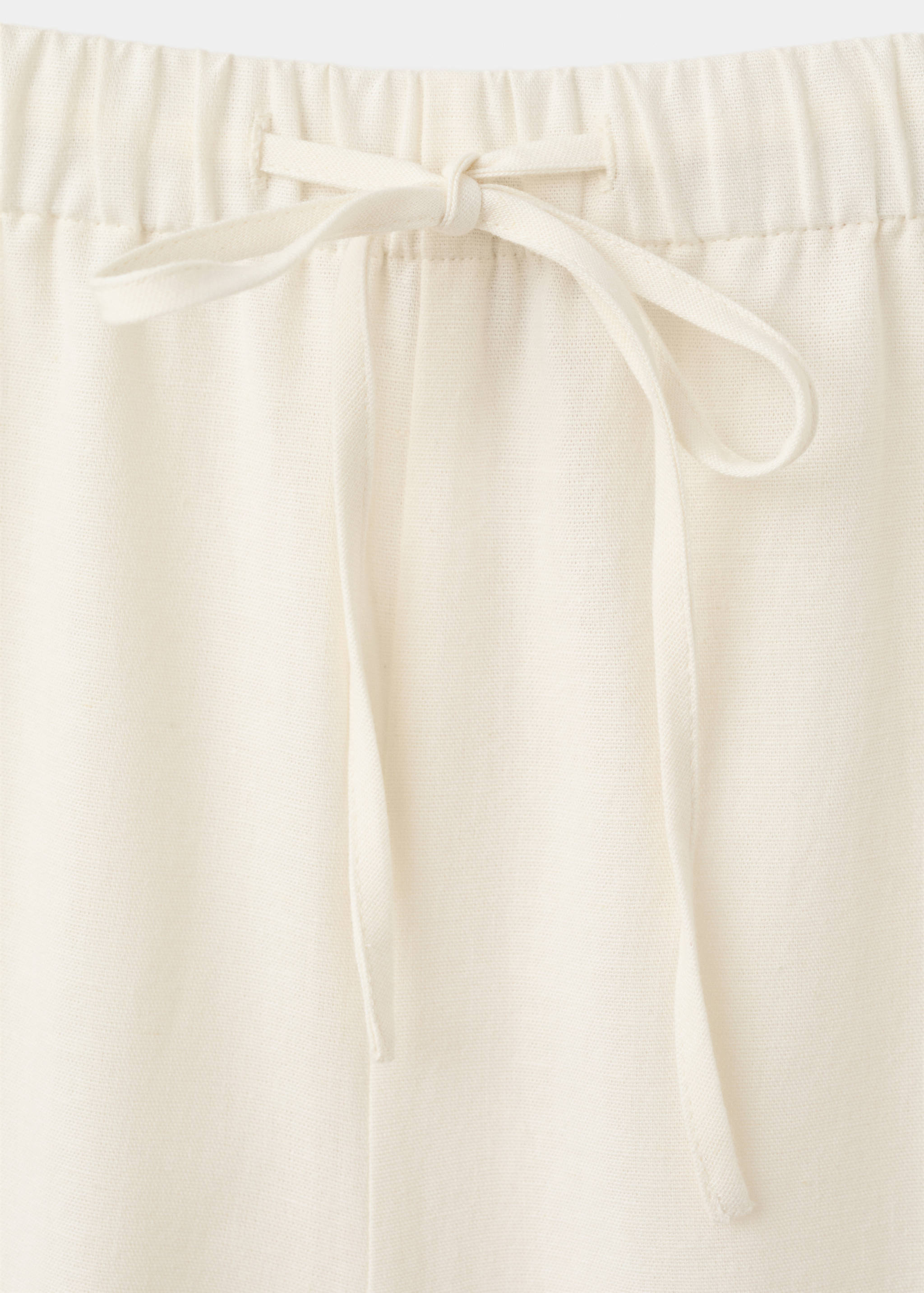 Embroidered cut-out palazzo trousers - Details of the article 0